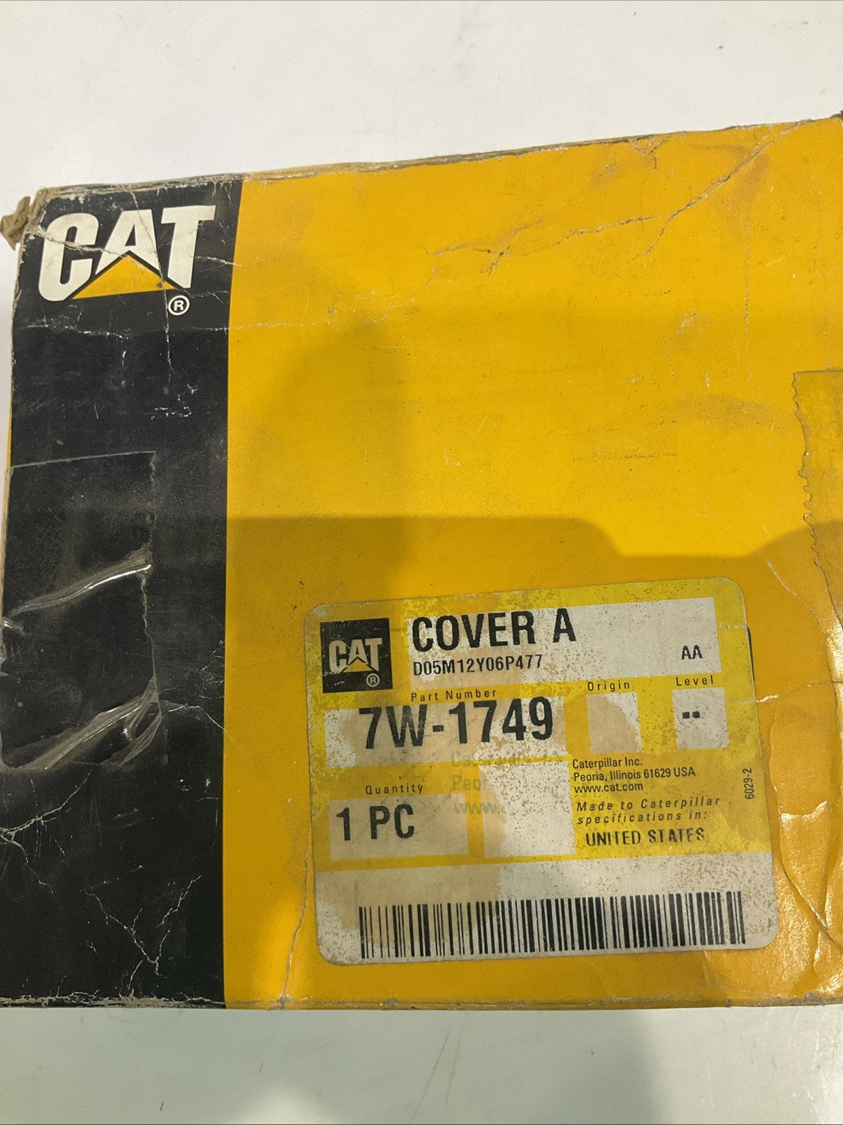 CAT-CATERPILLAR 7W-1749 COVER A Y2M