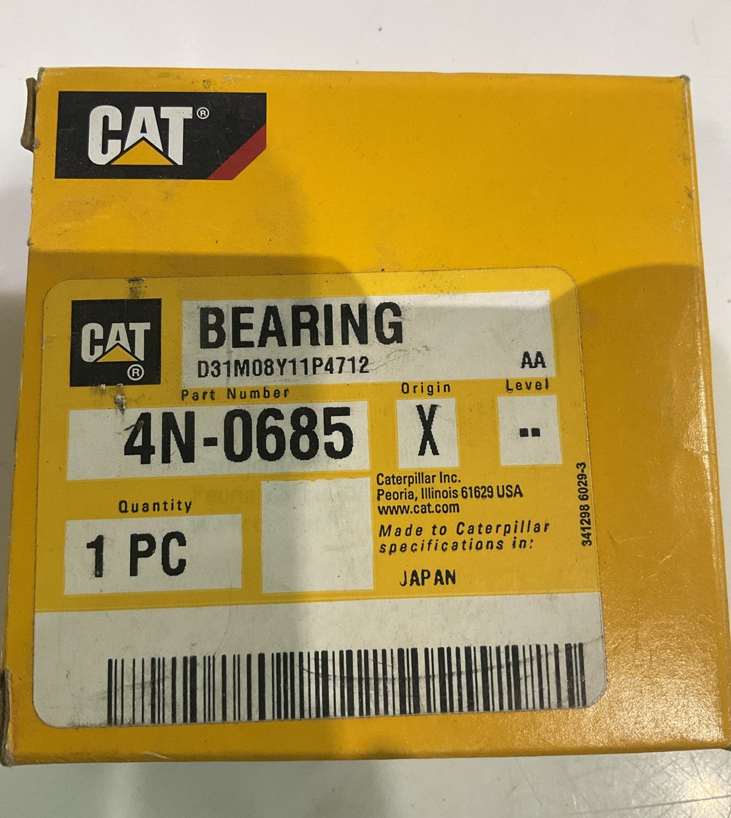 CAT - CATERPILLAR 4N-0685 OUTSIDE DIAMETER SLEEVE BEARING Y2M
