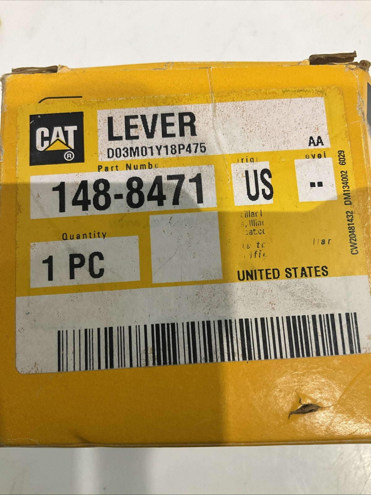 CAT-CATERPILLAR 148-8471 LEVER Y2M