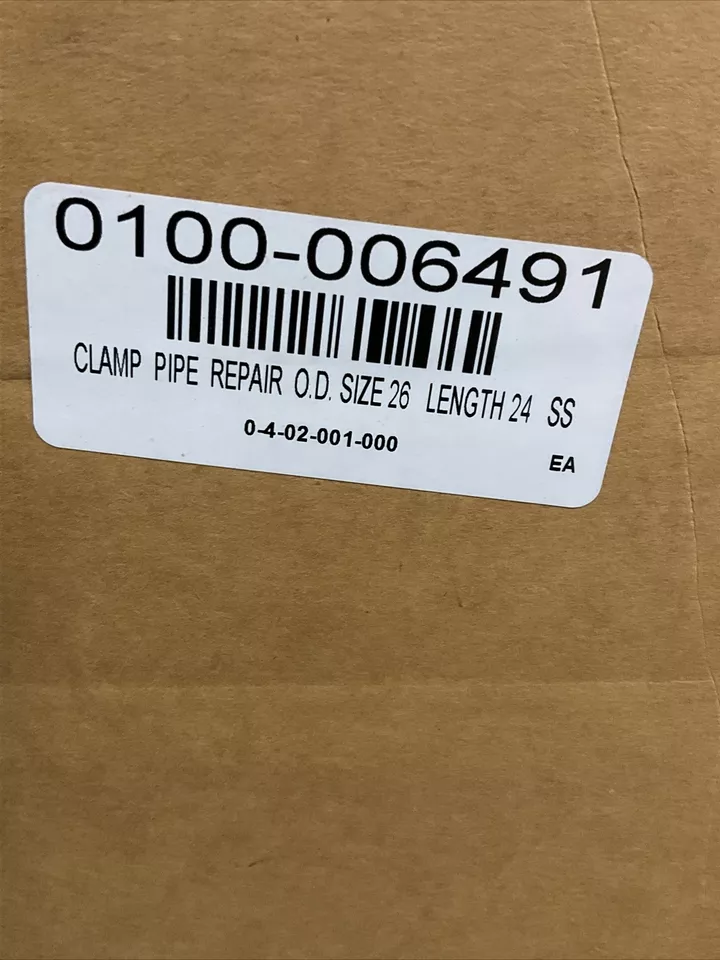 ROMAC 113-27002400 PIPE REPAIR CLAMP SS3-27.00 X 24 OD 25.80-27.00 24 NOM 373