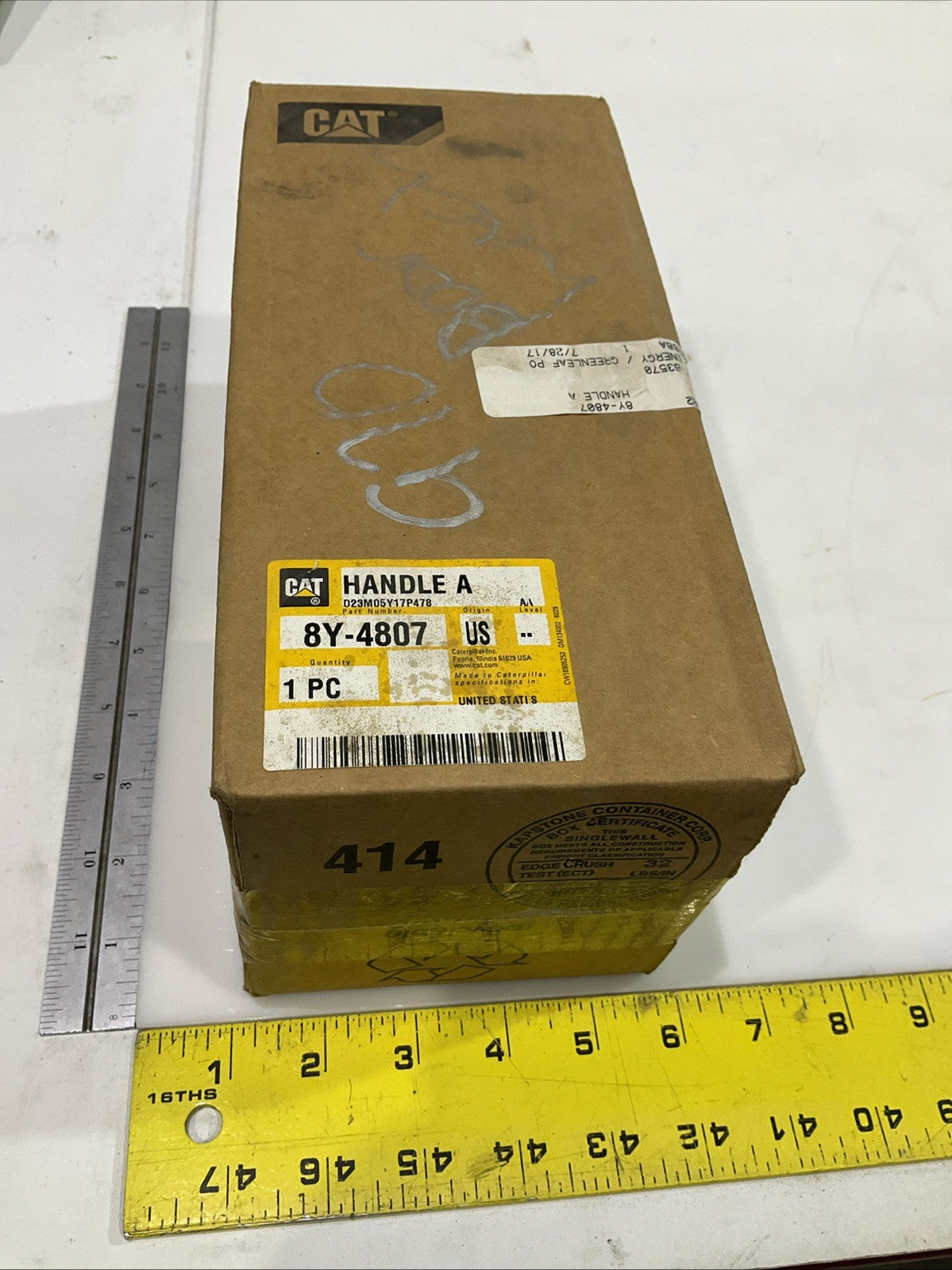 CAT-CATERPILLAR 8Y-4807 HANDLE ASSEMBLY -PADDLE Y2M