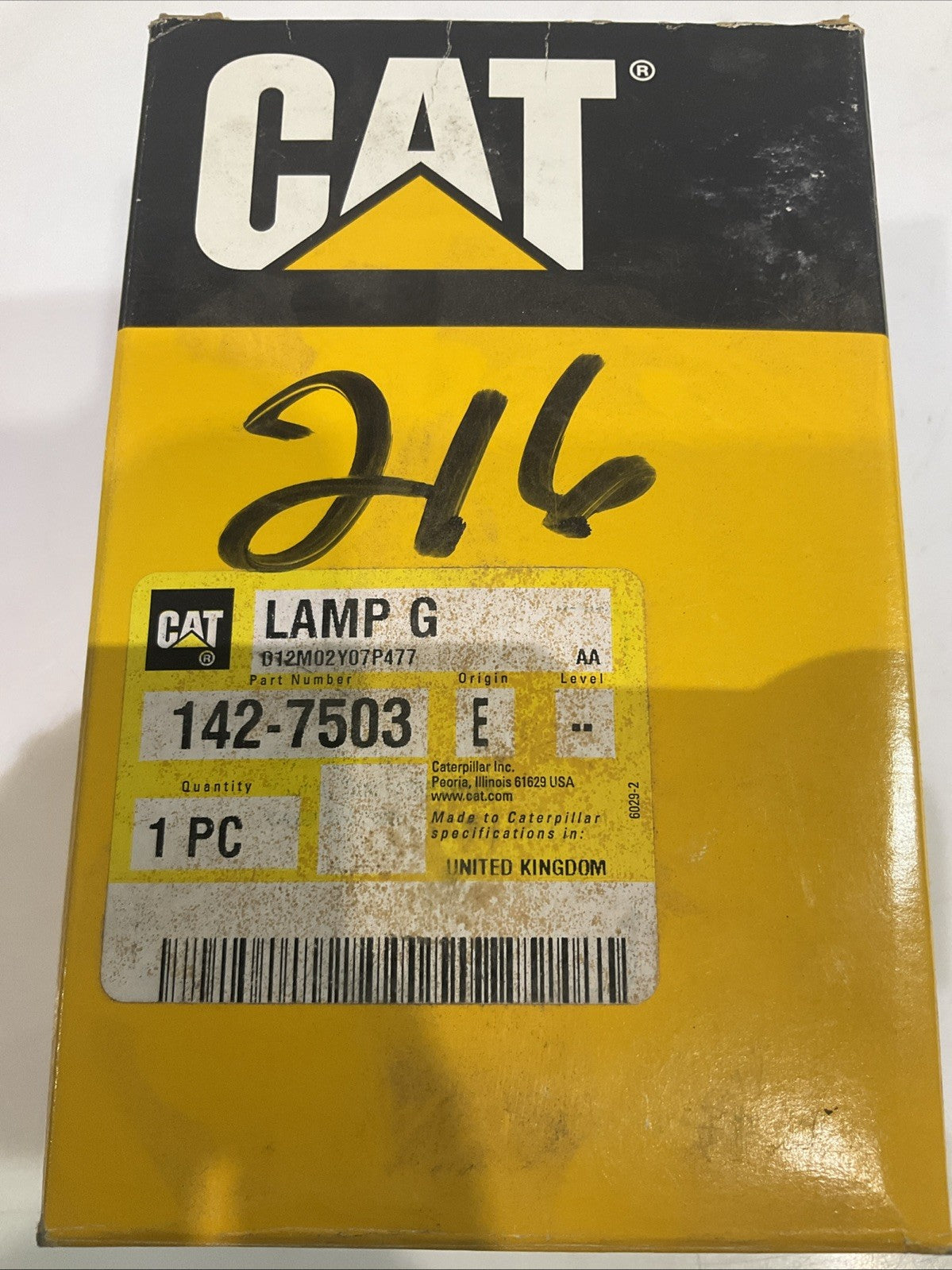 CAT-CATERPILLAR 142-7503 E LAMP G ASSEMBLY Y2M