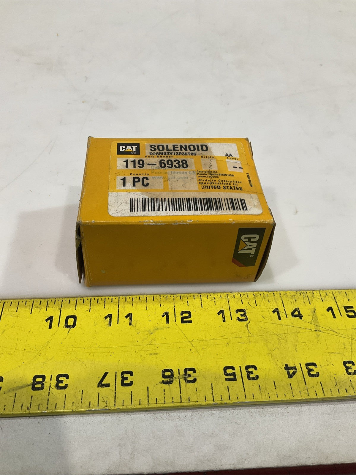 CAT-CATERPILLAR 119-6938 SOLENOID CONTROL VALVE PUISSANT COIL Y2M