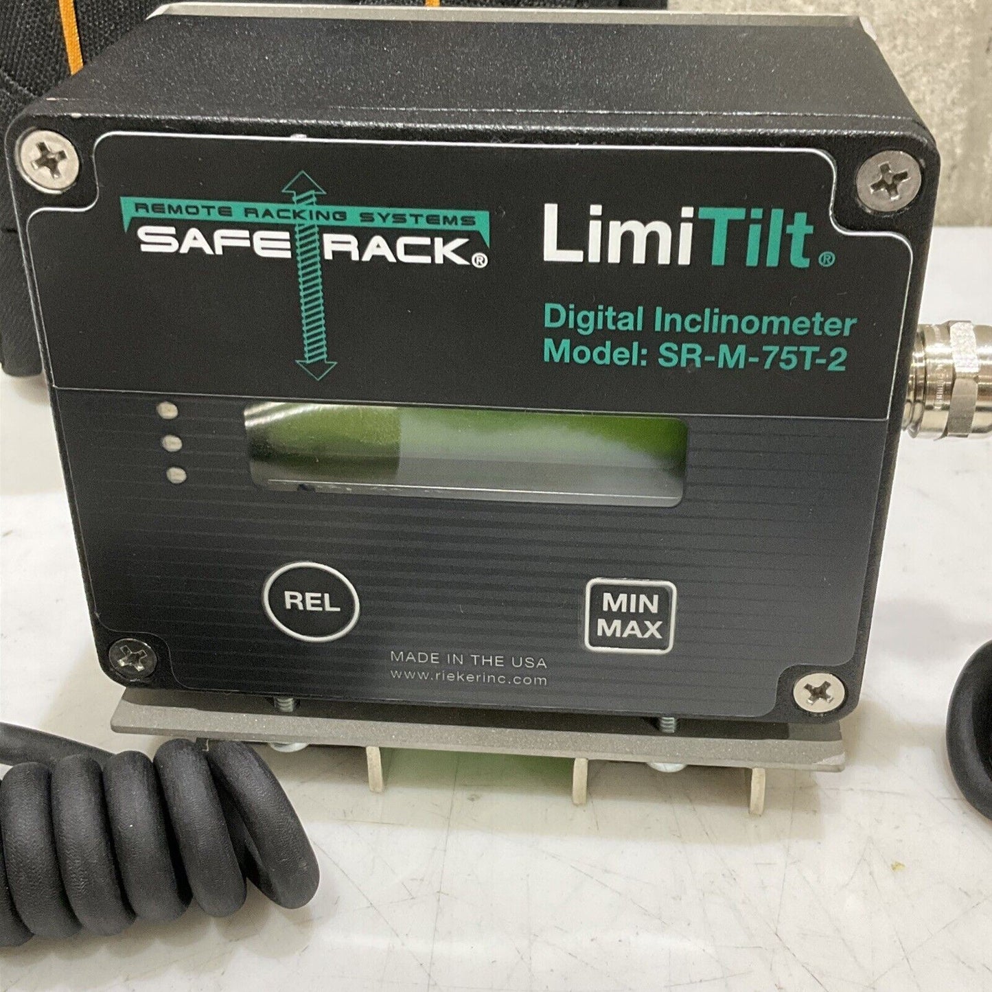 SAFERACK LIMITILT SR-M-75T-2 ST-M-75T-SP DIGITAL INCLINOMETER SWITCH 24VDC 373