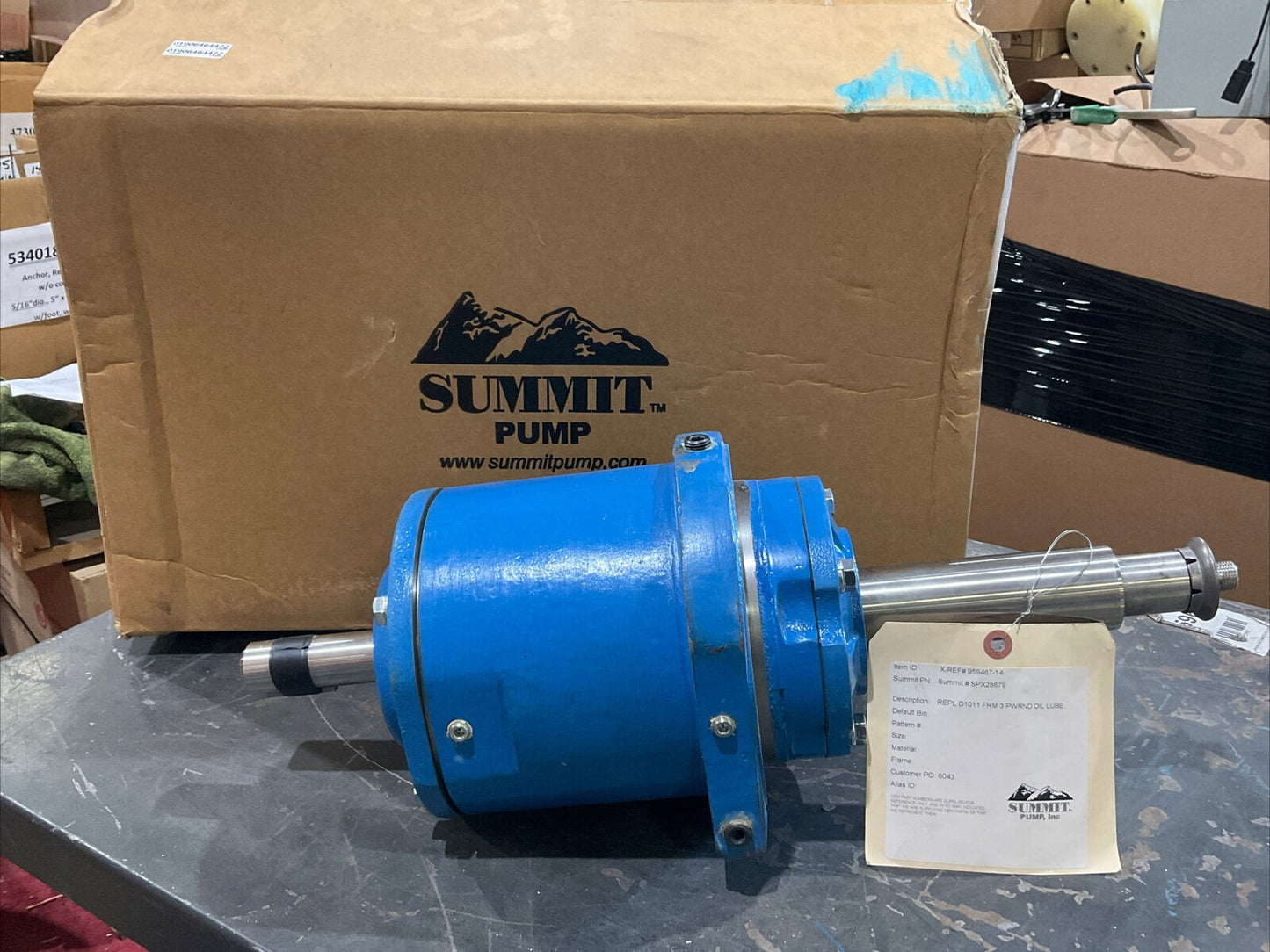 SUMMIT SPX28679 959467-14 PUMP REPL D1011 FRM 3 POWER END OIL LUBE 373