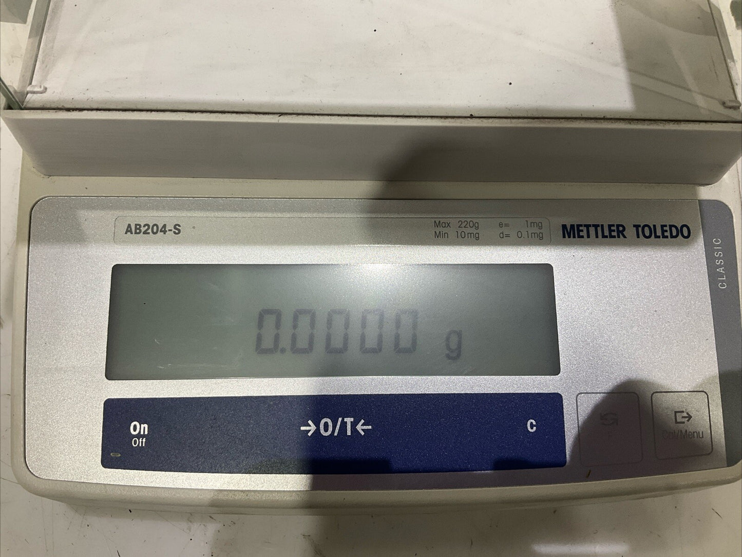 METTLER TOLEDO AB204-S ANALYTICAL BALANCE 8-14.5V 50/60HZ 11.6.18.415.184-0 373