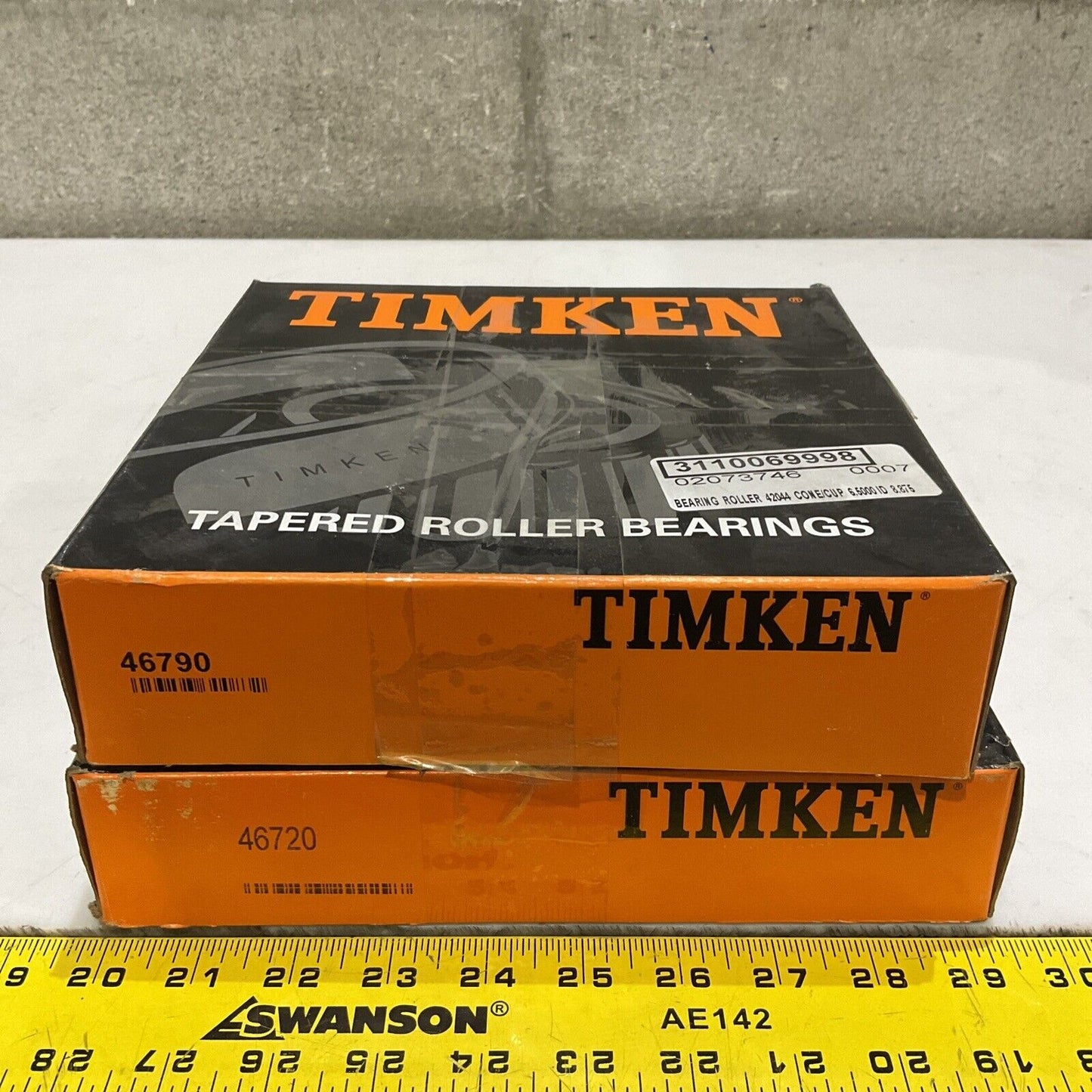 TIMKEN 46790 46720 ROLLER BEARING CONE & CUP 373