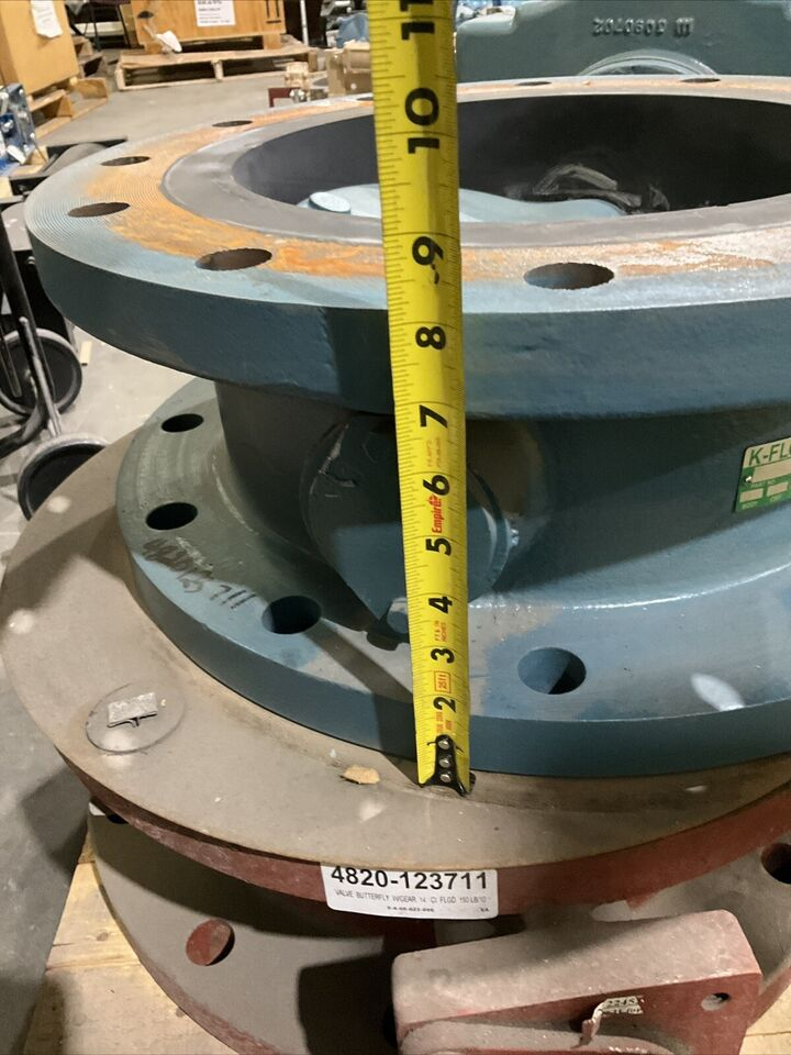 K-FLO KK1442 CI FLGD 150LB/ 10 SIZE 14 STYLE 504 BUTTERFLY VALVE 373