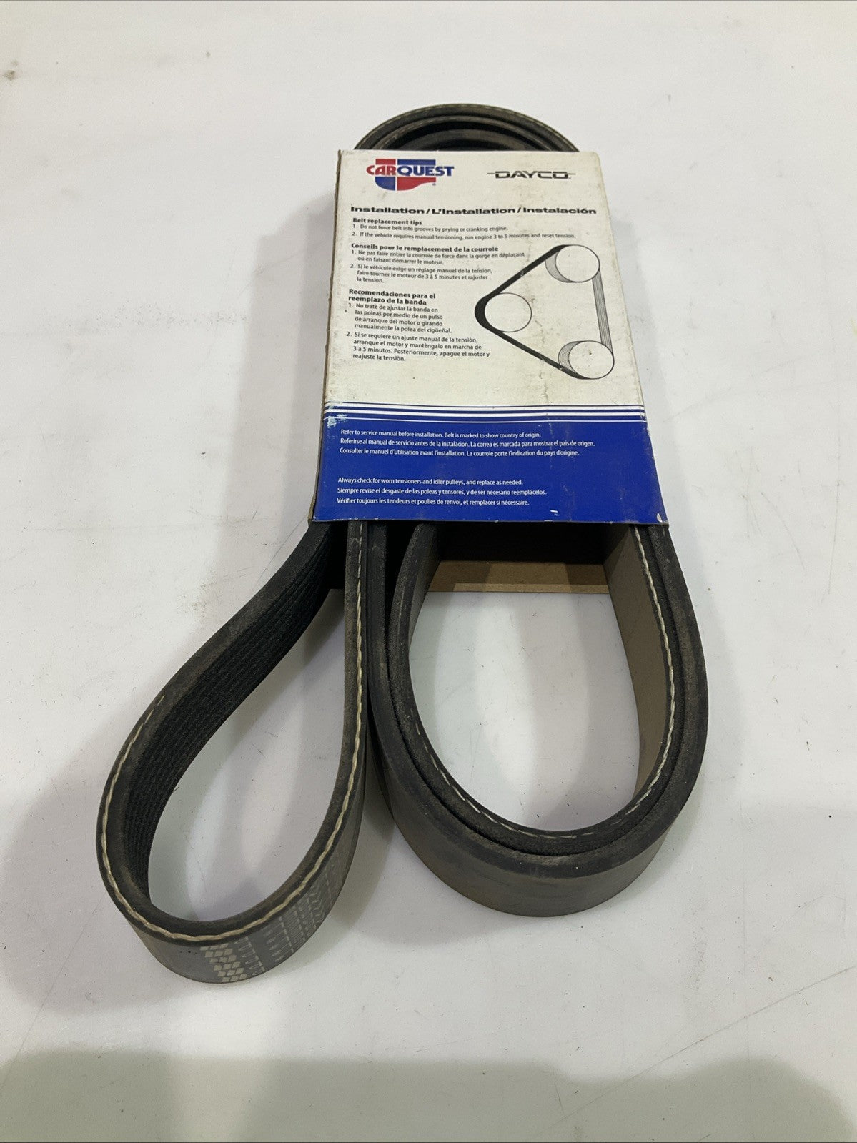 CARQUEST DAYCO 5080700 SERPENTINE BELT LOT OF 2 Y2M