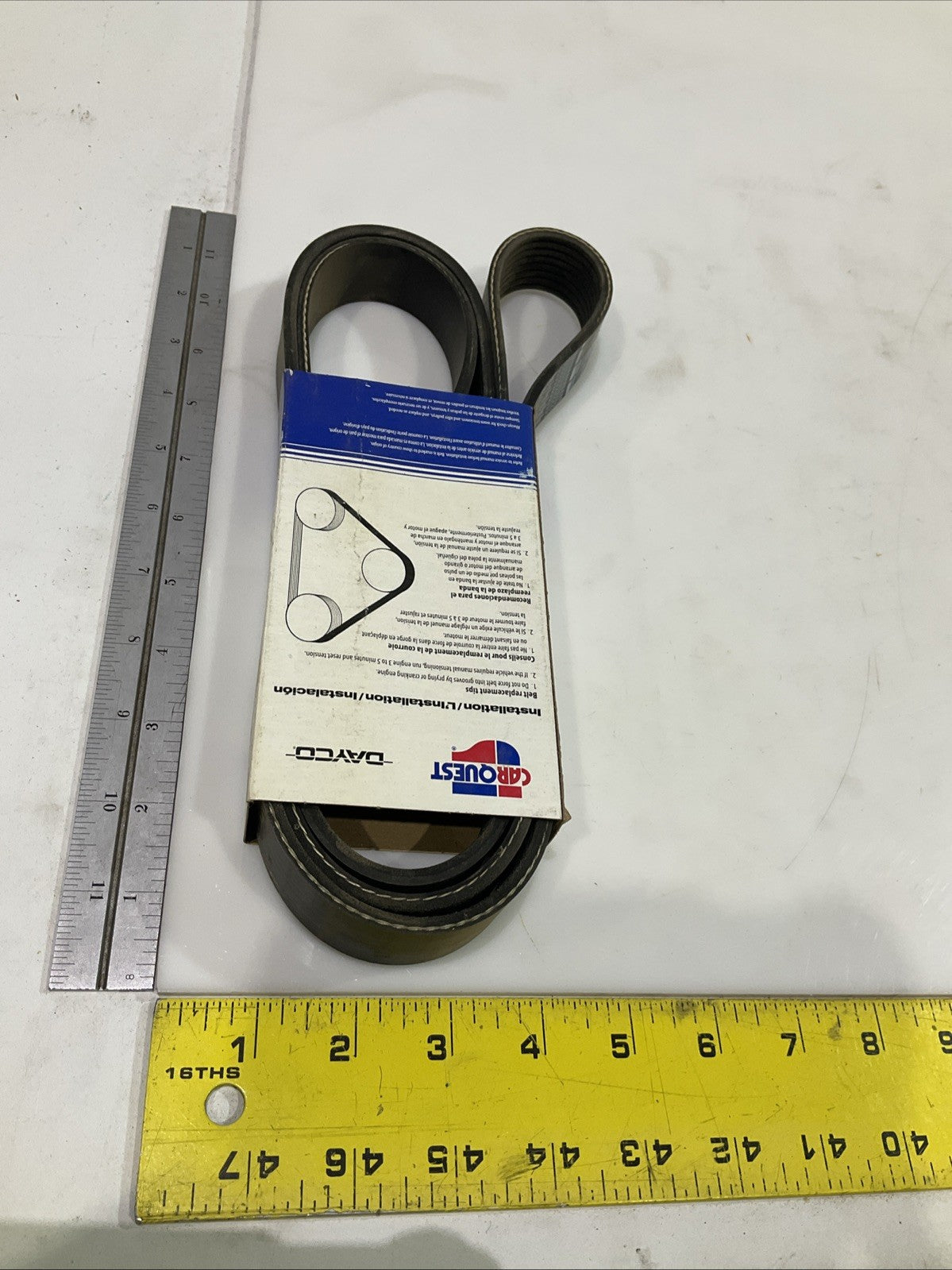 CARQUEST DAYCO 5080700 SERPENTINE BELT LOT OF 2 Y2M