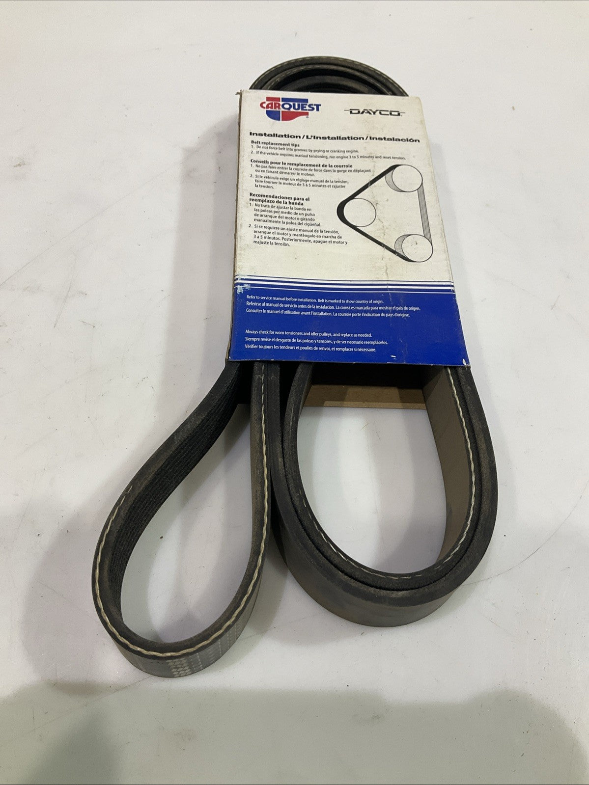CARQUEST DAYCO 5080700 SERPENTINE BELT LOT OF 2 Y2M