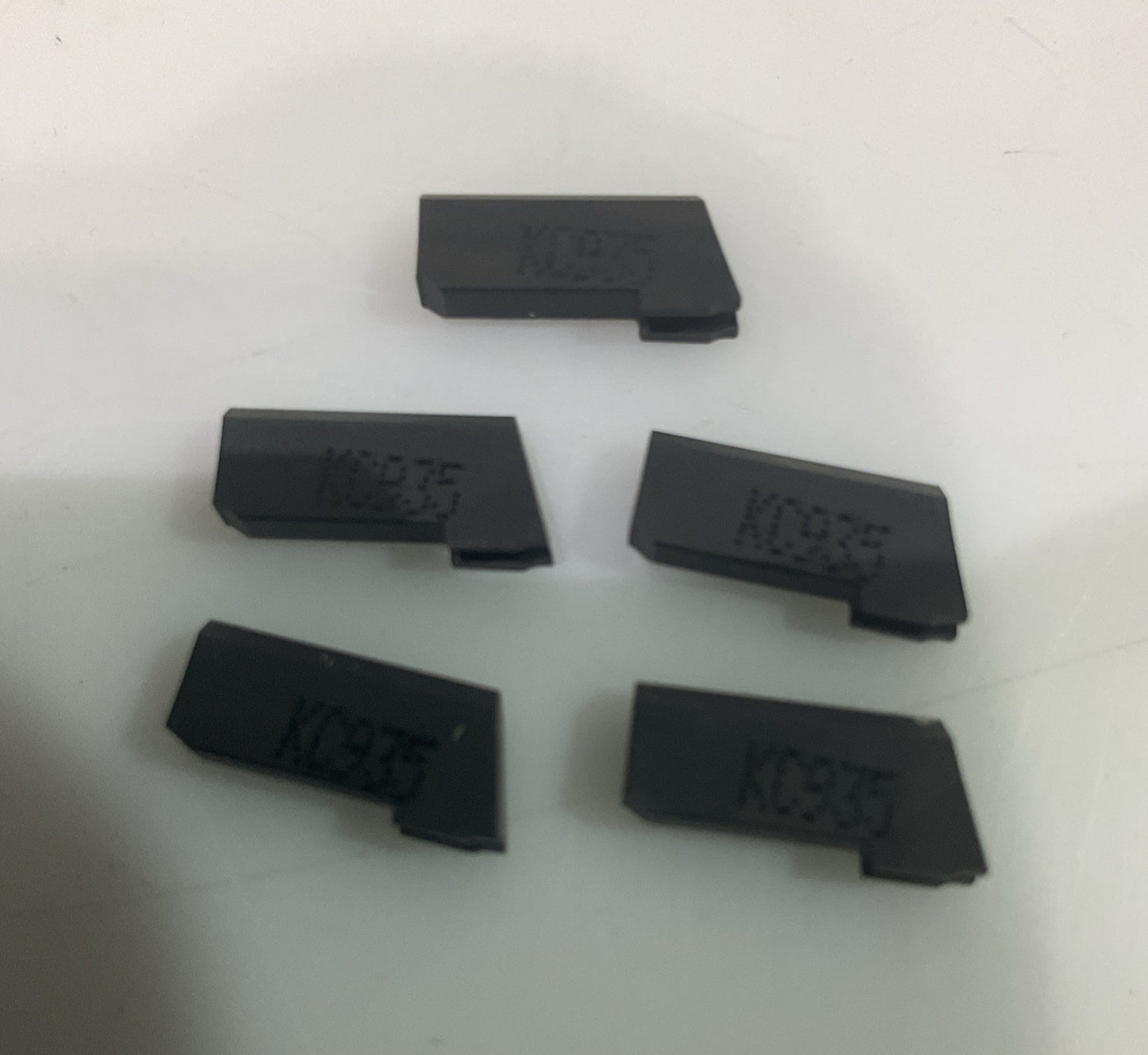 KENNAMETAL GS125R KC935 GROOVING INSERT GRADE CARBIDE LOT OF 5 Y2M