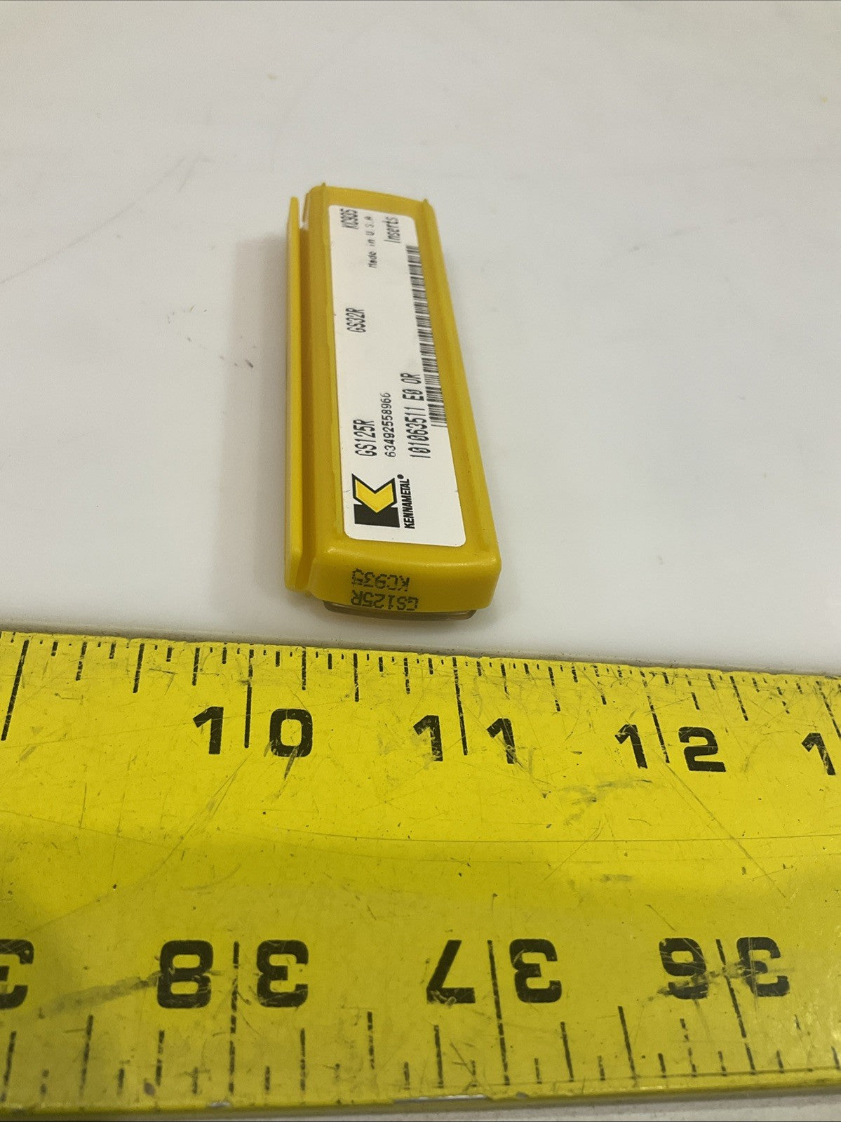KENNAMETAL GS125R KC935 GROOVING INSERT GRADE CARBIDE LOT OF 5 Y2M