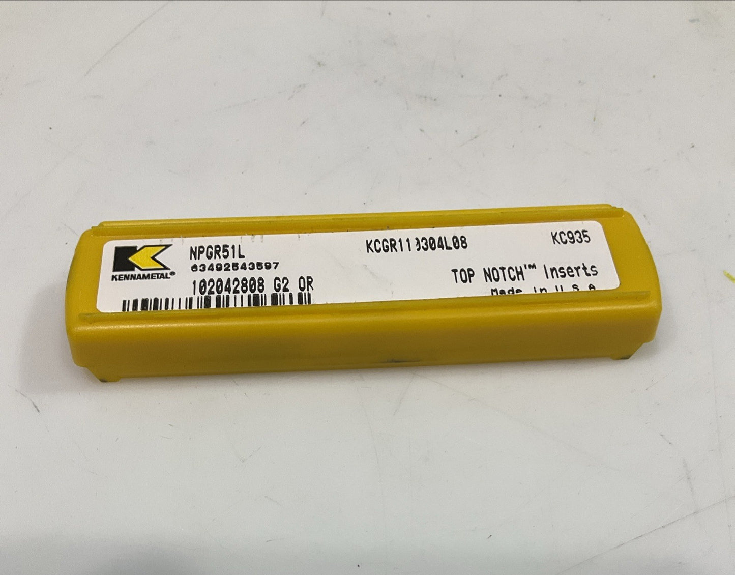 KENNAMETAL NPGR51L KC935 PROFILING INSERT INSCRIBED CIRCLE LOT OF 5 Y2M