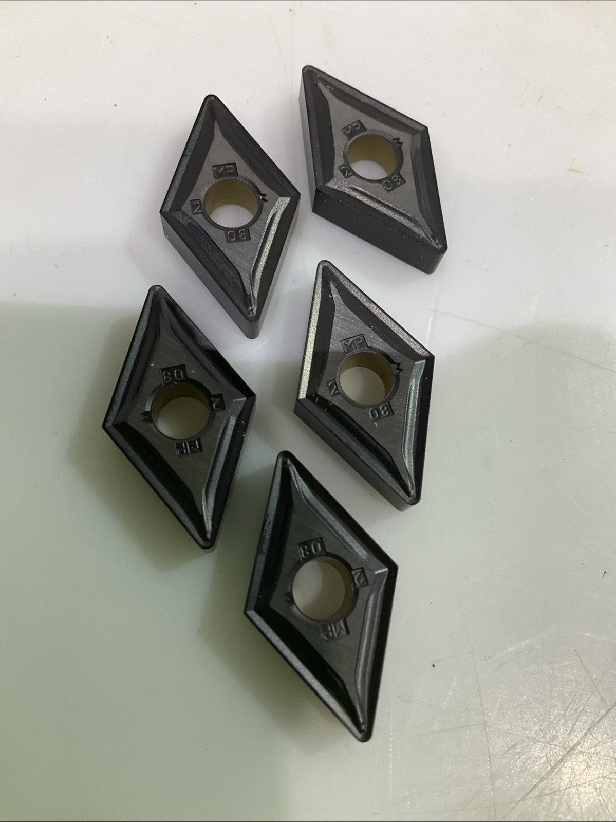 KENNAMETAL DNMG432MP KCM25 TURNING INSERT CARBIDE LOT OF 5 Y2M