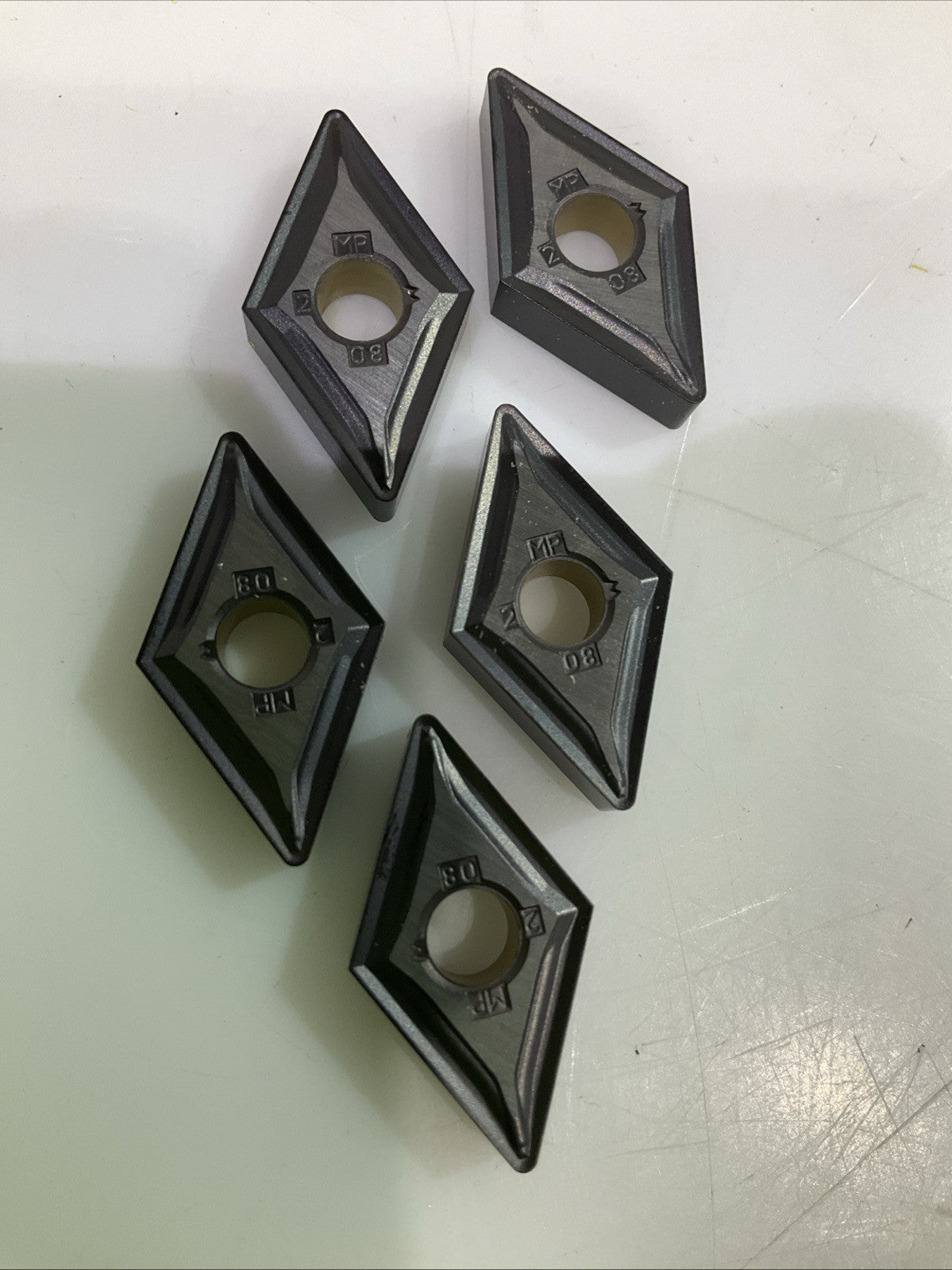 KENNAMETAL DNMG432MP KCM25 TURNING INSERT CARBIDE LOT OF 5 Y2M