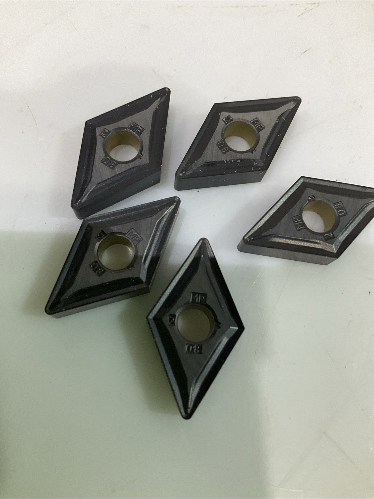 KENNAMETAL DNMG432MP KCM25 TURNING INSERT CARBIDE LOT OF 5 Y2M