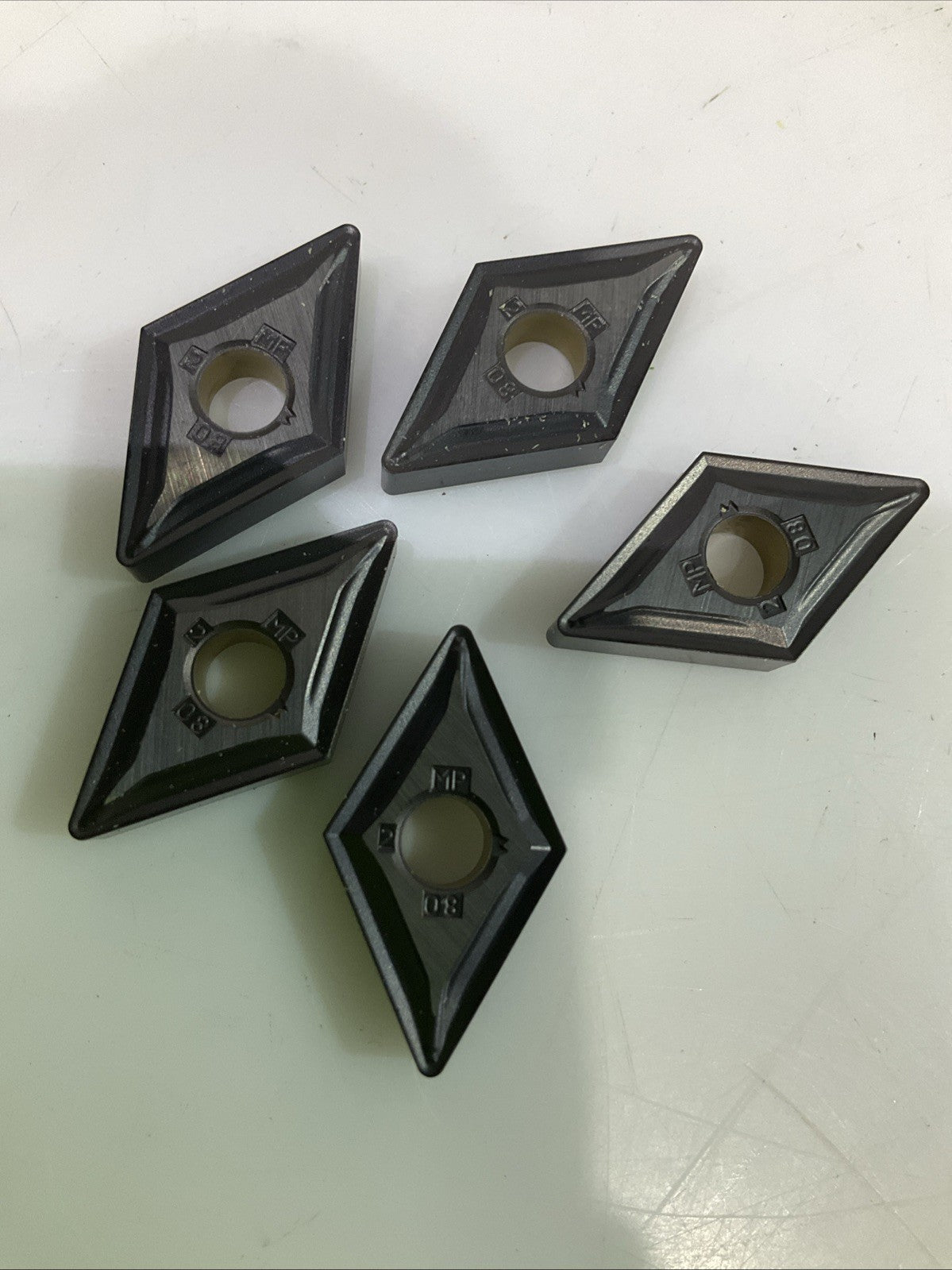 KENNAMETAL DNMG432MP KCM25 TURNING INSERT CARBIDE LOT OF 5 Y2M