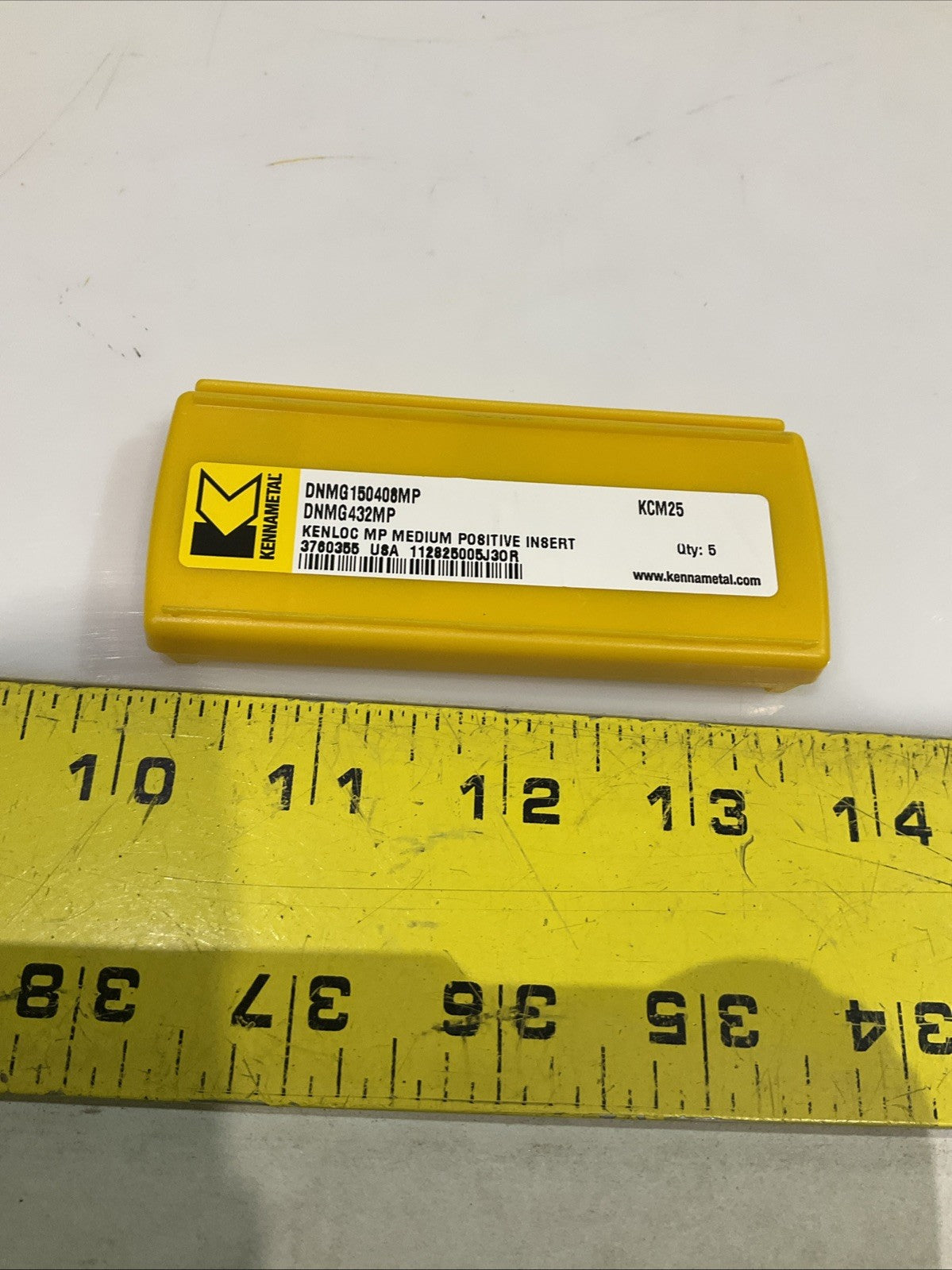 KENNAMETAL DNMG432MP KCM25 TURNING INSERT CARBIDE LOT OF 5 Y2M