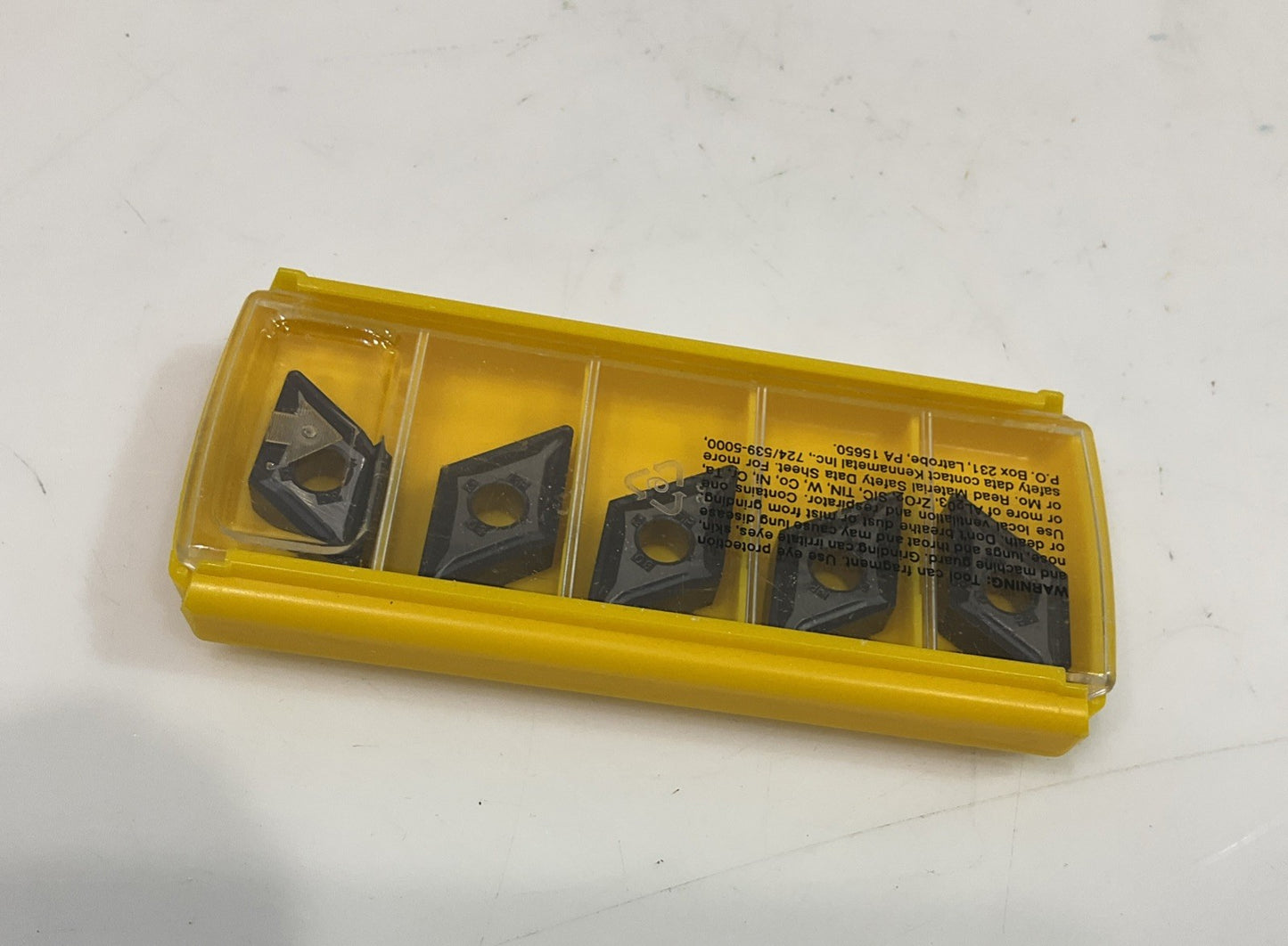 KENNAMETAL DNMG432MP KCM25 TURNING INSERT CARBIDE LOT OF 5 Y2M