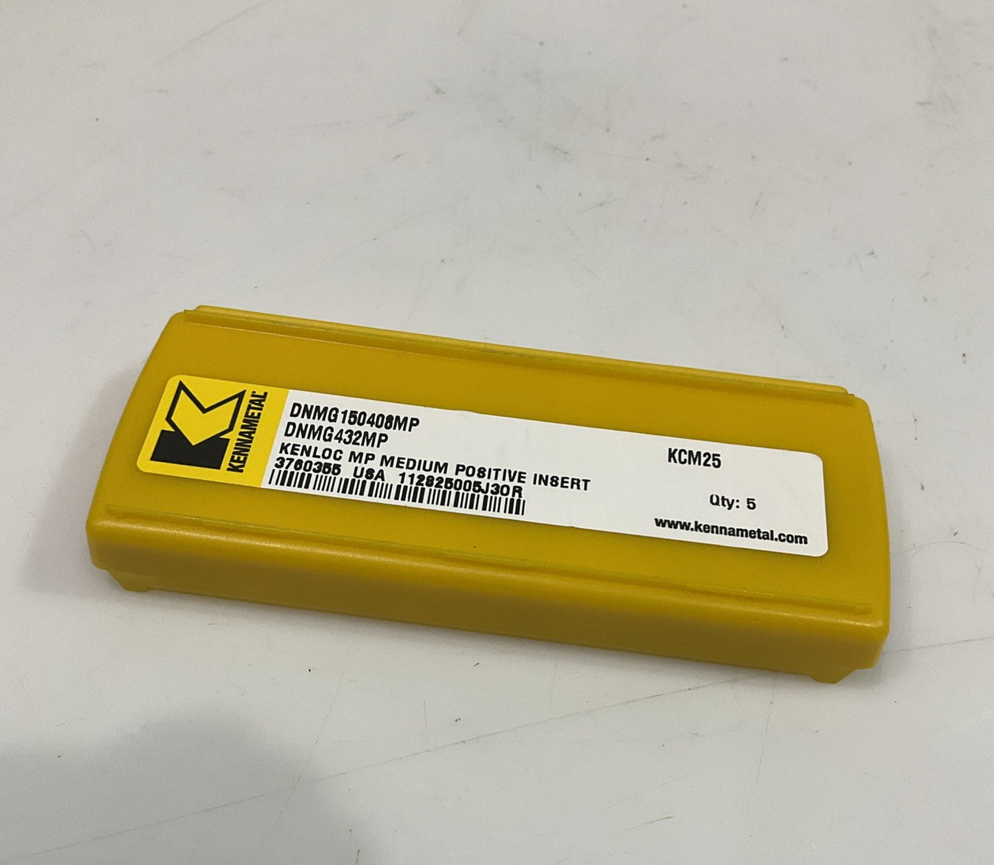 KENNAMETAL DNMG432MP KCM25 TURNING INSERT CARBIDE LOT OF 5 Y2M