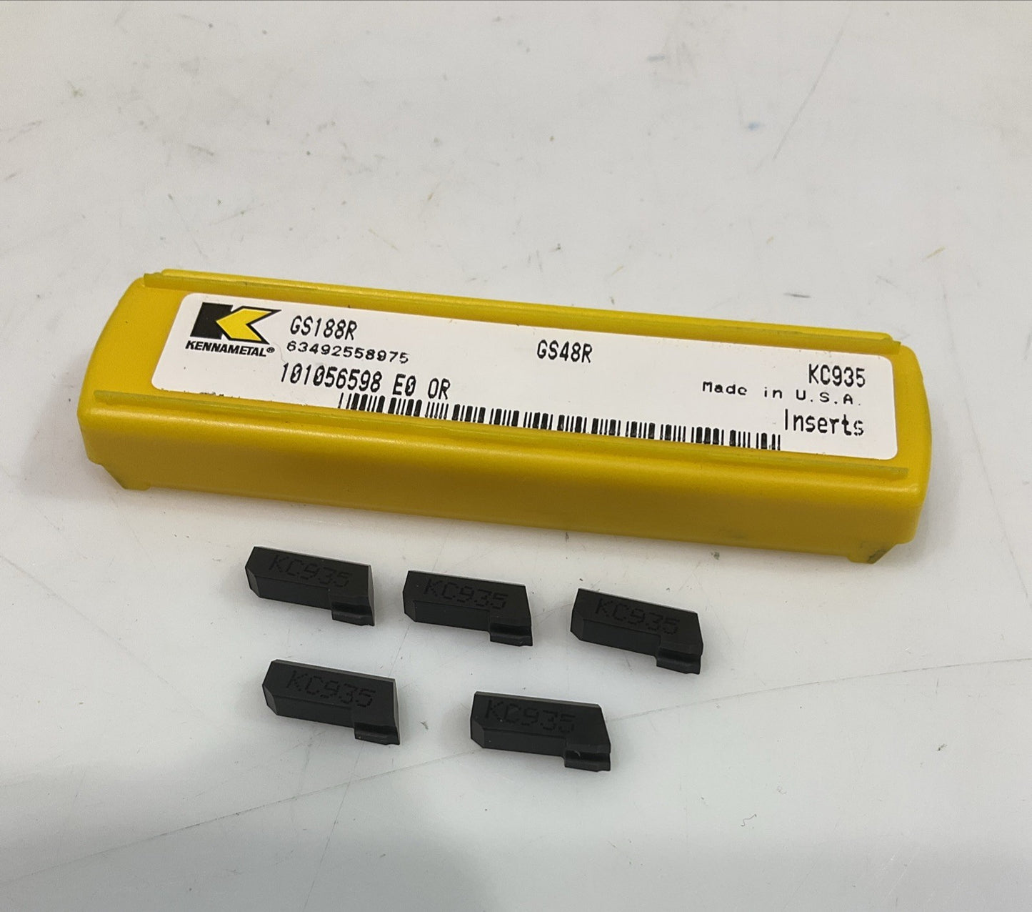 KENNAMETAL GS188R KC935 CARBIDE INSERT LOT OF 15 Y2M