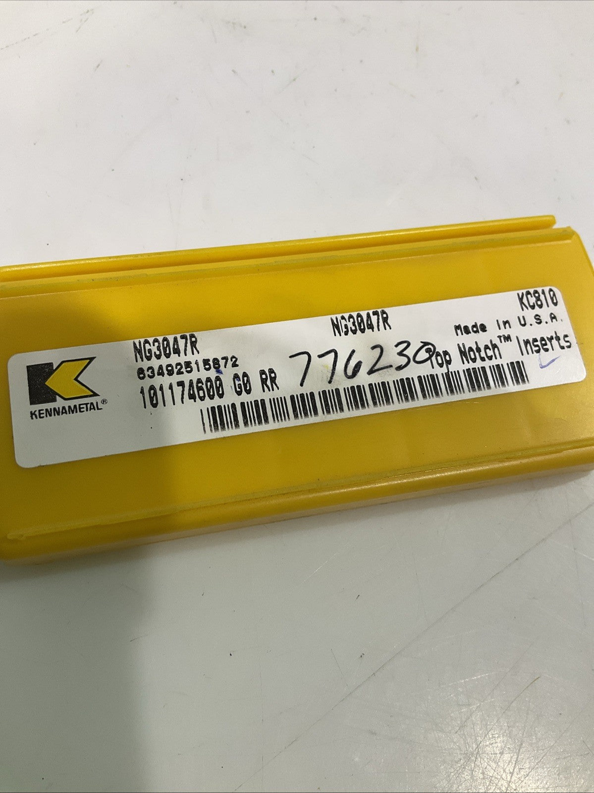 KENNAMETAL NG3047R KC810 GROOVING AND TURNING INSERTS CARBIDE LOT OF 5 Y2M