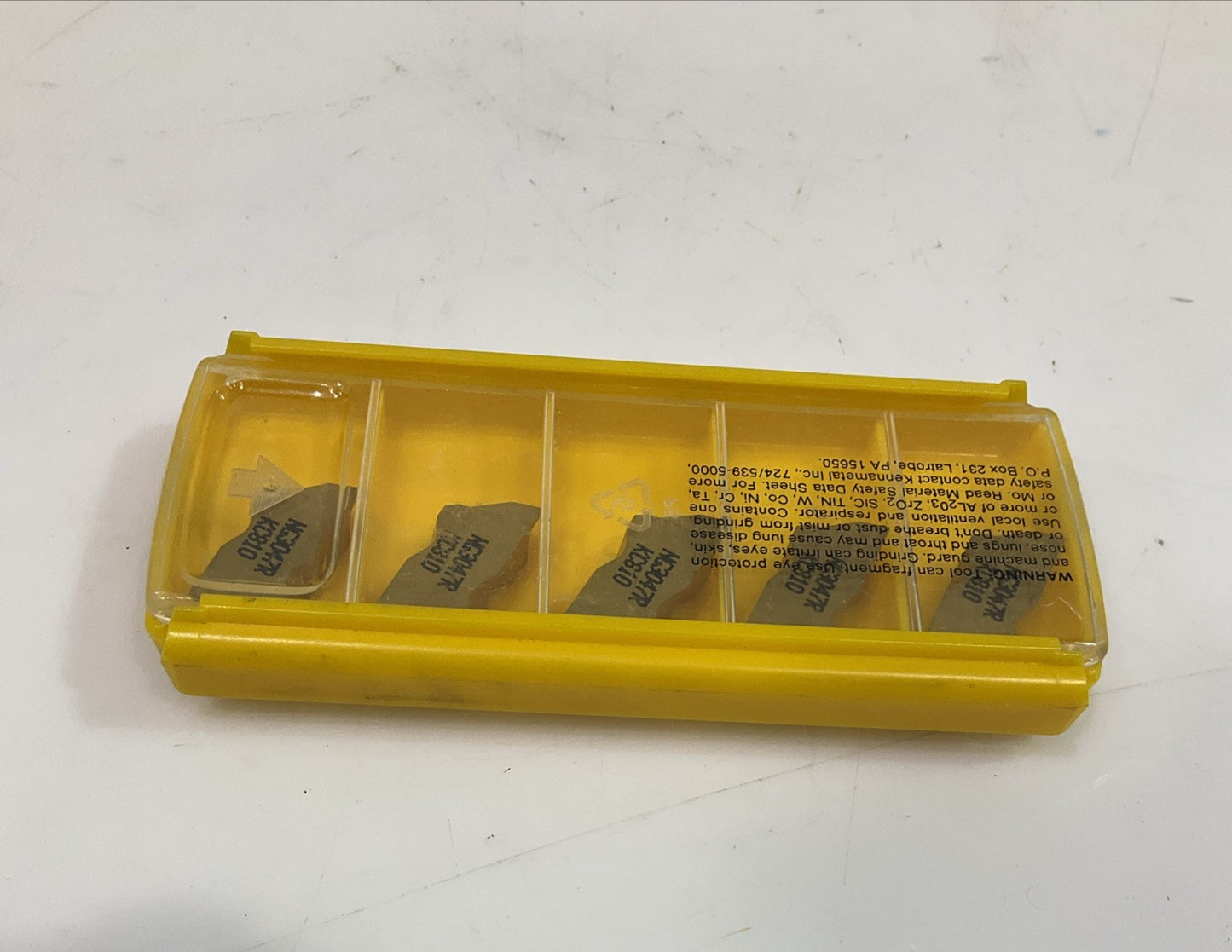 KENNAMETAL NG3047R KC810 GROOVING AND TURNING INSERTS CARBIDE LOT OF 5 Y2M