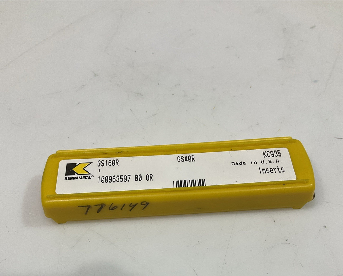 KENNAMETAL GS160R KC935 CARBIDE INSERT LOT OF 10 Y2M