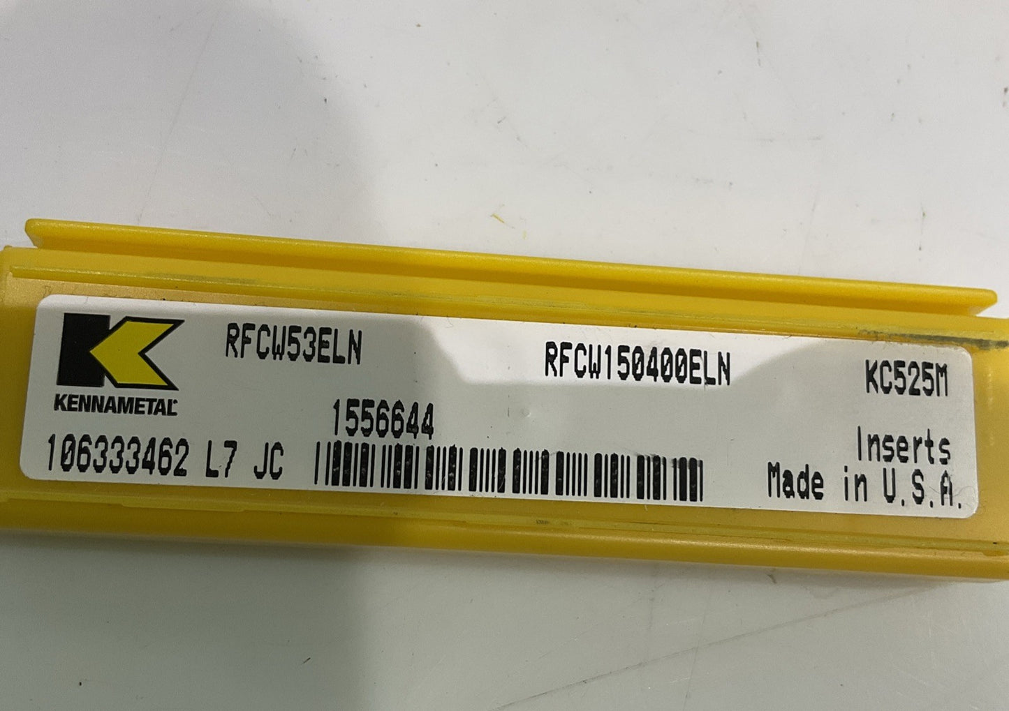 KENNAMETAL RFCW53ELN KC525M CARBIDE MILLING INSERT GRADE LOT OF 5 Y2M