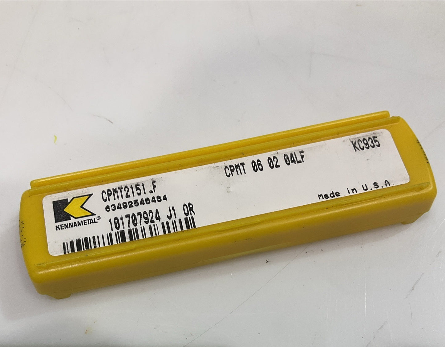 KENNAMETAL CPMT2151LF KC935 CARBIDE INSERT LOT OF 20 Y2M