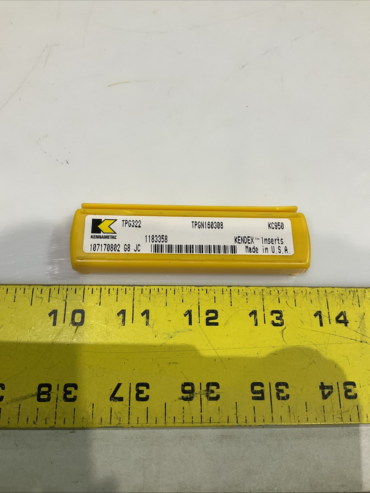 KENNAMETAL TPG322 KC950 TURNING INSERT CARBIDE LOT OF 10 Y2M