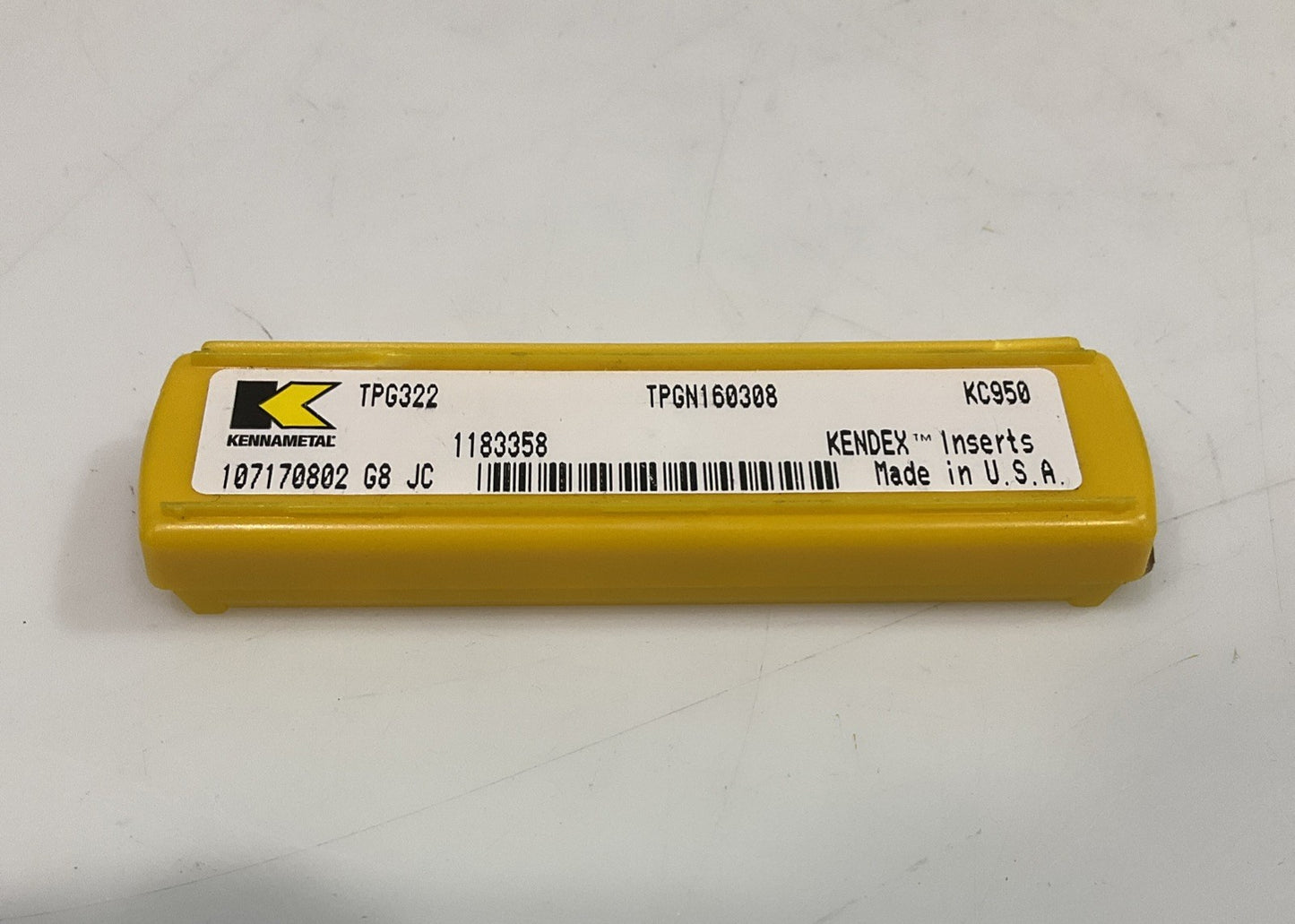 KENNAMETAL TPG322 KC950 TURNING INSERT CARBIDE LOT OF 10 Y2M