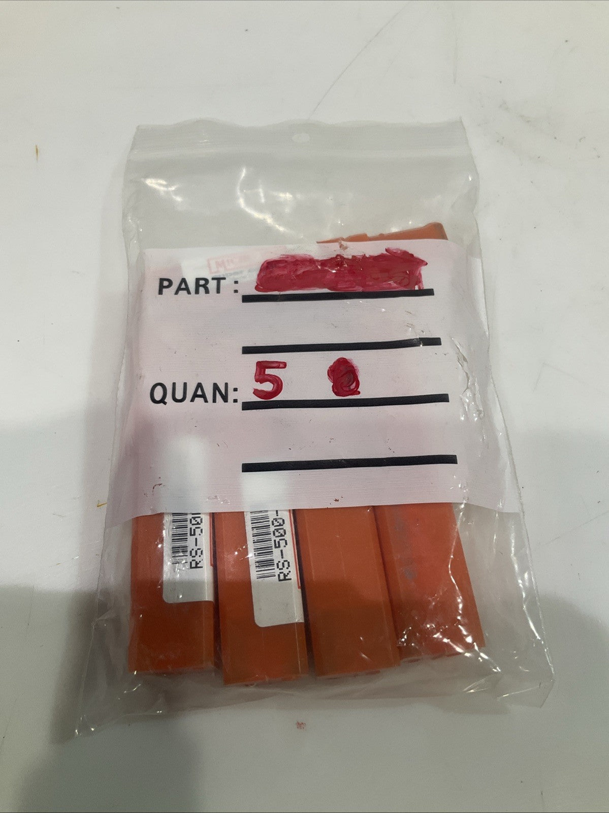 MICRO 100 RS-500-1 BLANKS -PLIT END SINGLE ENDED BLANK LOT OF 5 Y2M