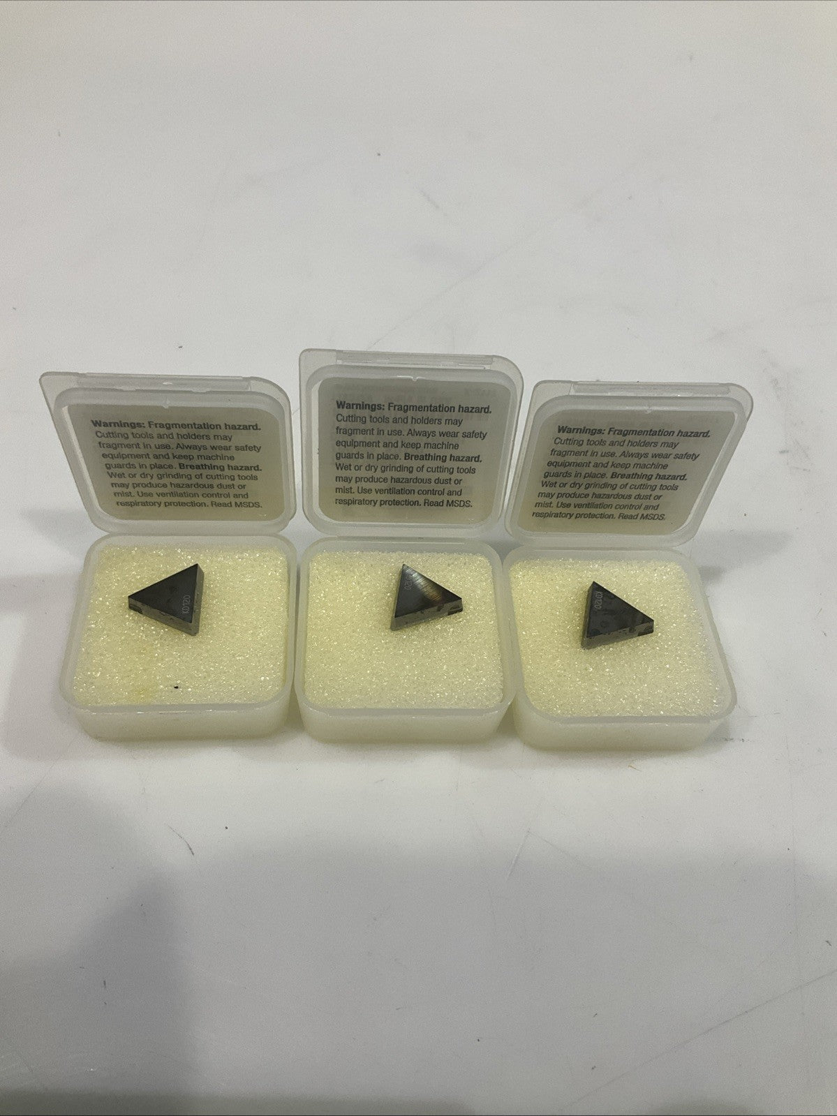 KENNAMETAL TPG322 KD120 PCBN TURNING INSERT LOT OF 3 Y2M