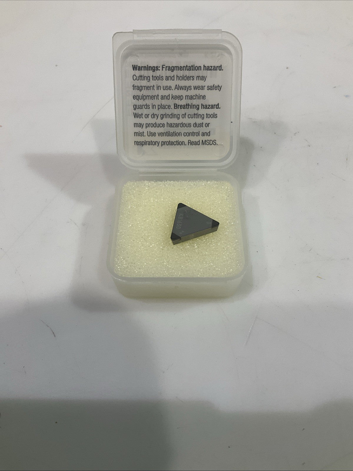 KENNAMETAL TPG322S0415MT KB1630 PCBN TURNING INSERT LOT OF 2 Y2M