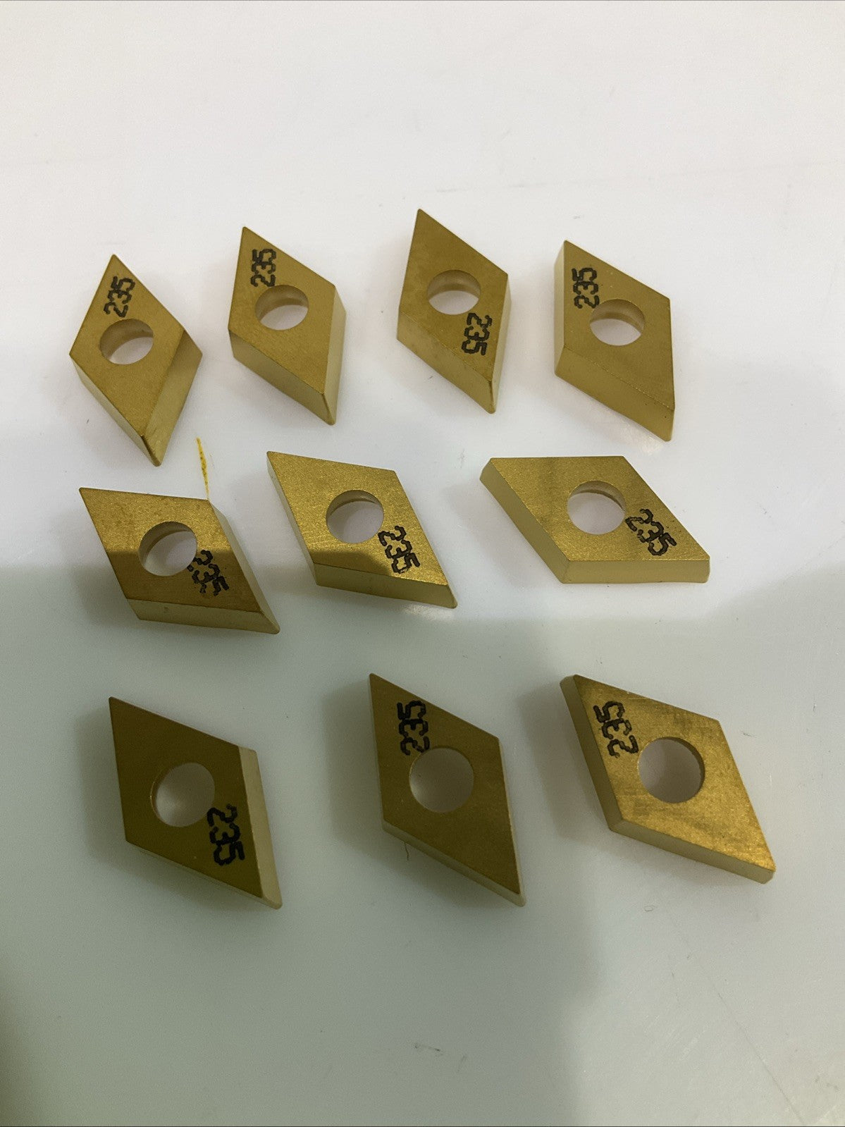 SANDVIK 235 - DCMT 11 T3 04-UM CARBIDE INSERT GRADE LOT OF 10 Y2M