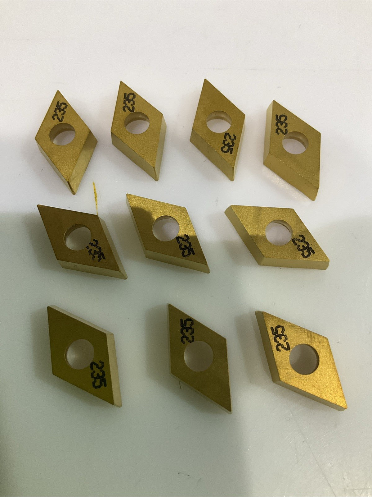 SANDVIK 235 - DCMT 11 T3 04-UM CARBIDE INSERT GRADE LOT OF 10 Y2M
