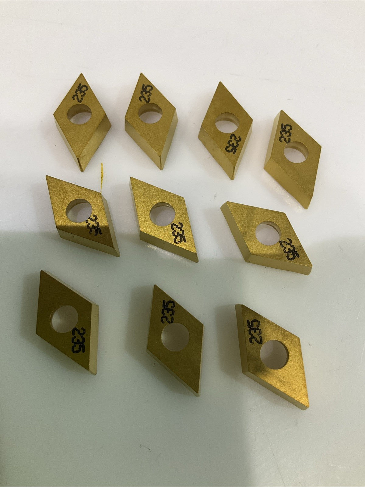 SANDVIK 235 - DCMT 11 T3 04-UM CARBIDE INSERT GRADE LOT OF 10 Y2M