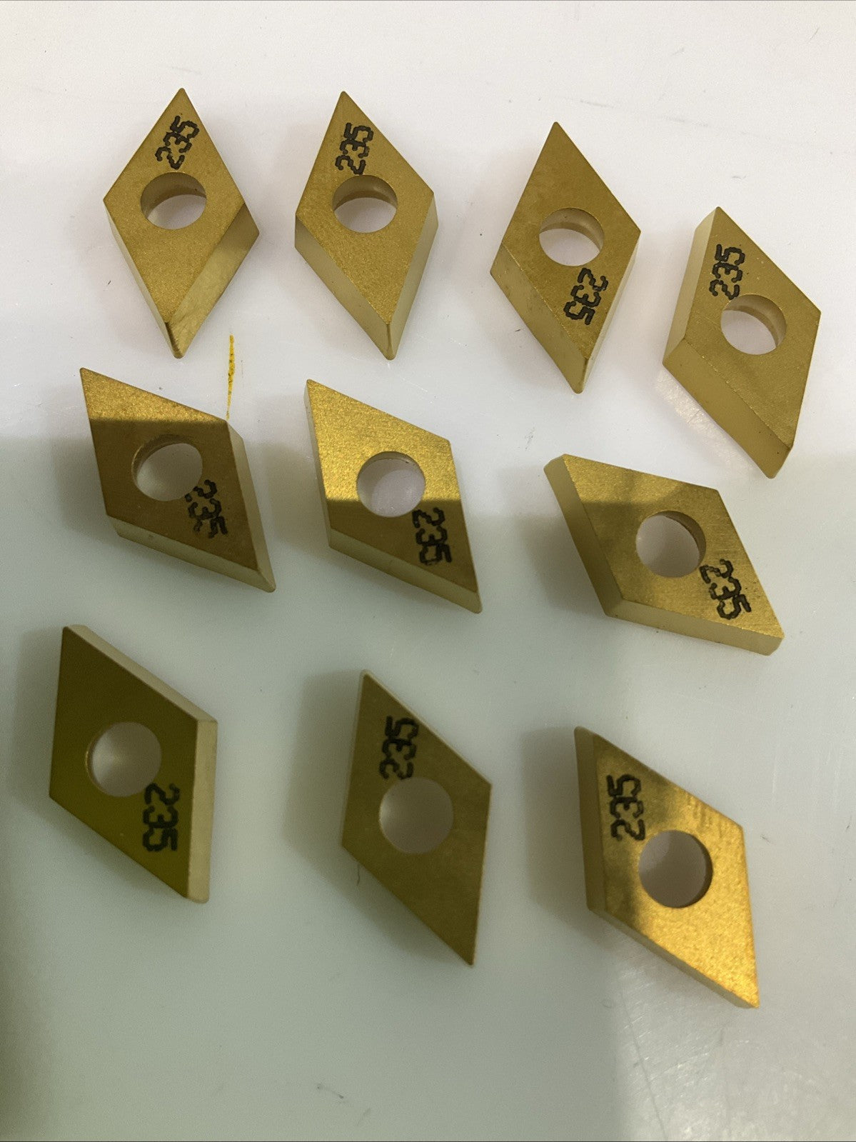 SANDVIK 235 - DCMT 11 T3 04-UM CARBIDE INSERT GRADE LOT OF 10 Y2M