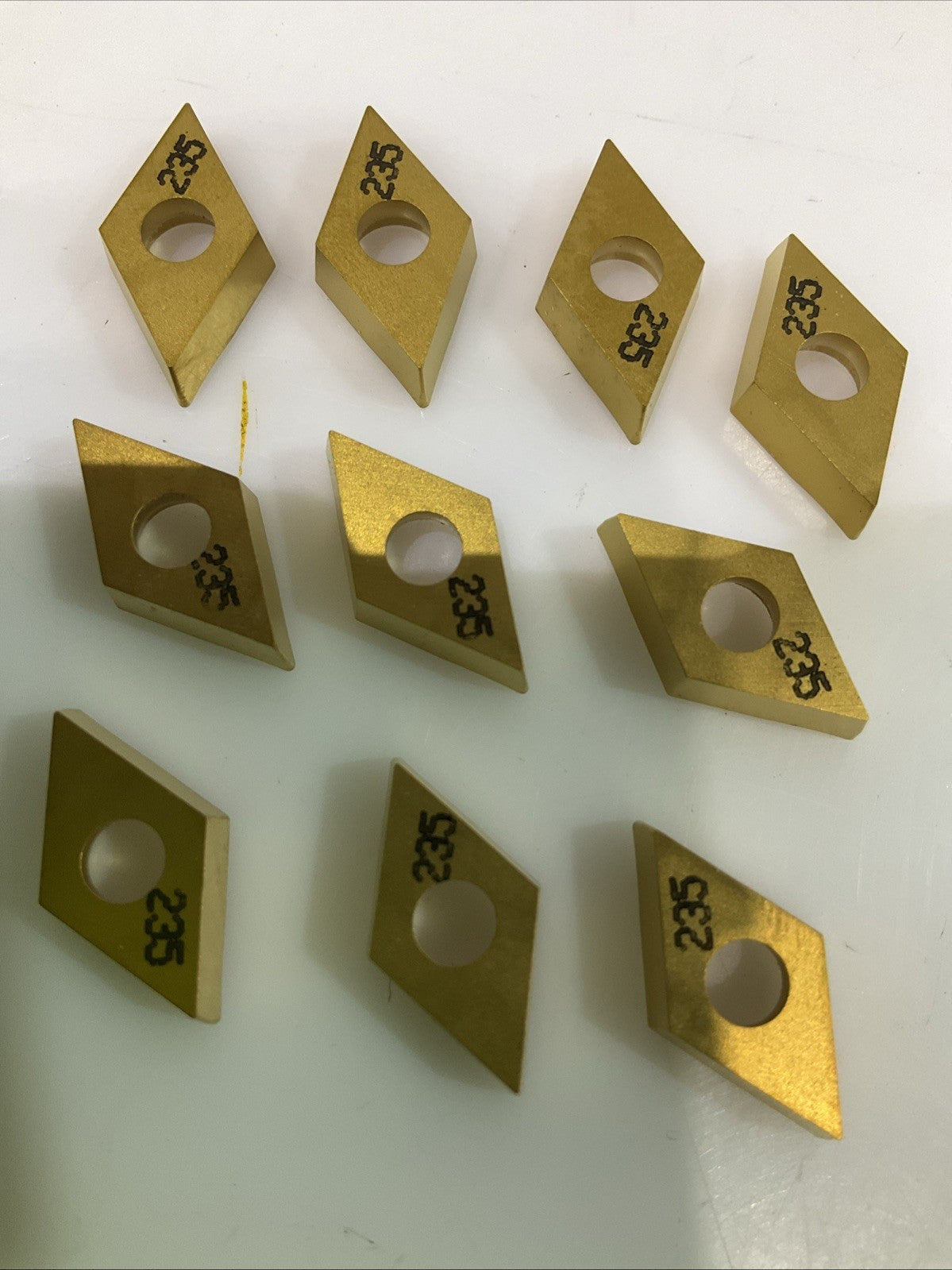 SANDVIK 235 - DCMT 11 T3 04-UM CARBIDE INSERT GRADE LOT OF 10 Y2M