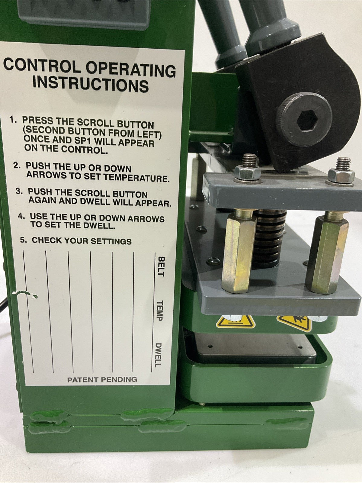 MINI-SPLICER 14-0411-C-52498 EUROTHERM CONVEYOR BELT WELDING 120V U3S
