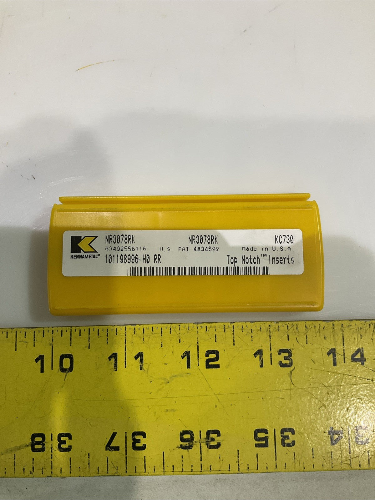 KENNAMETAL NR3078RK KC730 GROOVING AND TURNING INSERT CARBIDE LOT OF 5 Y2M