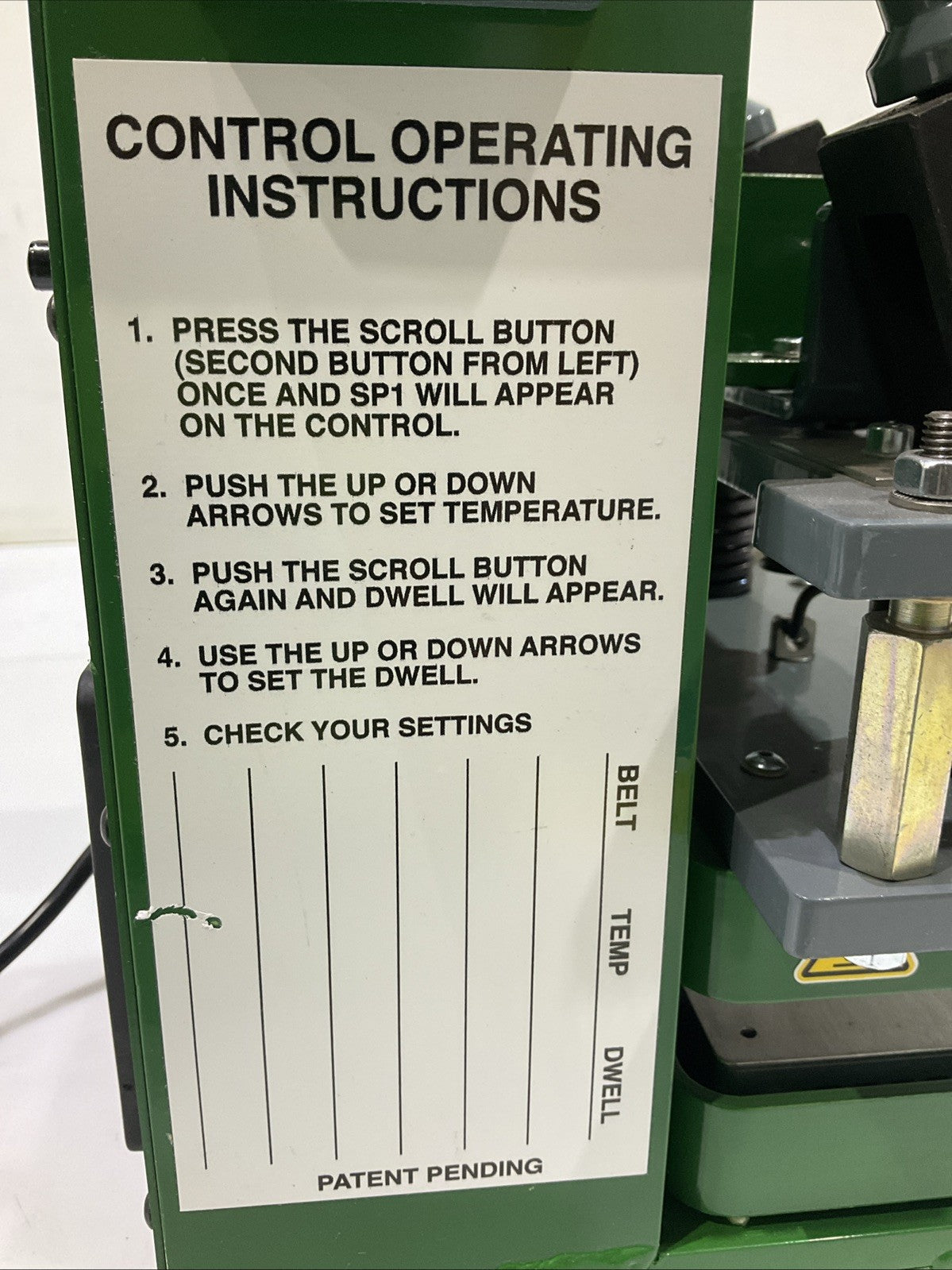 MINI-SPLICER 14-0411-C-52498 EUROTHERM CONVEYOR BELT WELDING 120V U3S