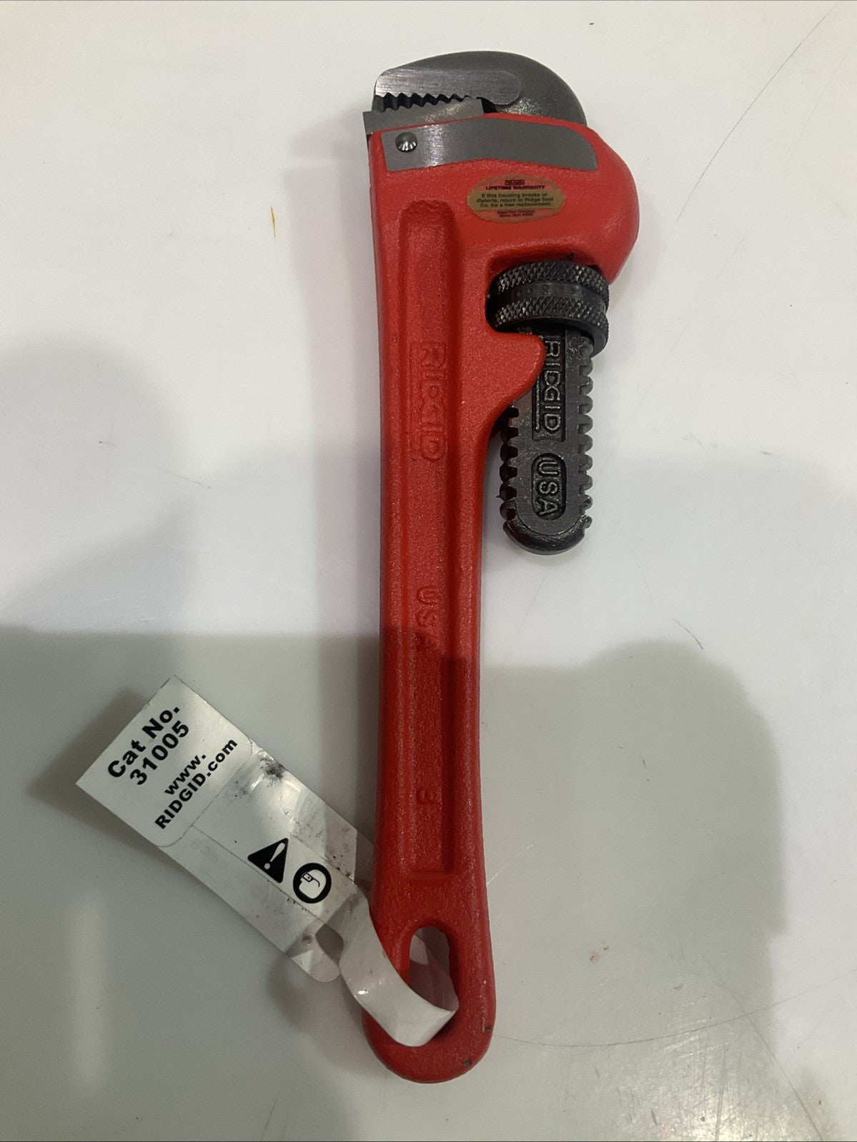 RIDGID 31005 8”IN HEAVY DUTY PIPE WRENCH Y2M