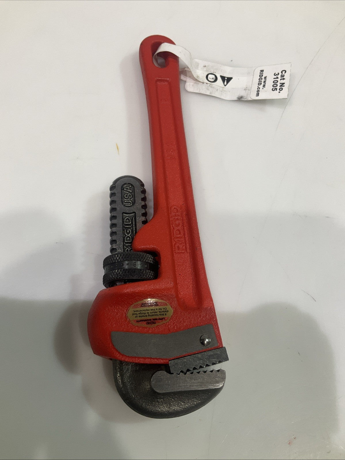 RIDGID 31005 8”IN HEAVY DUTY PIPE WRENCH Y2M