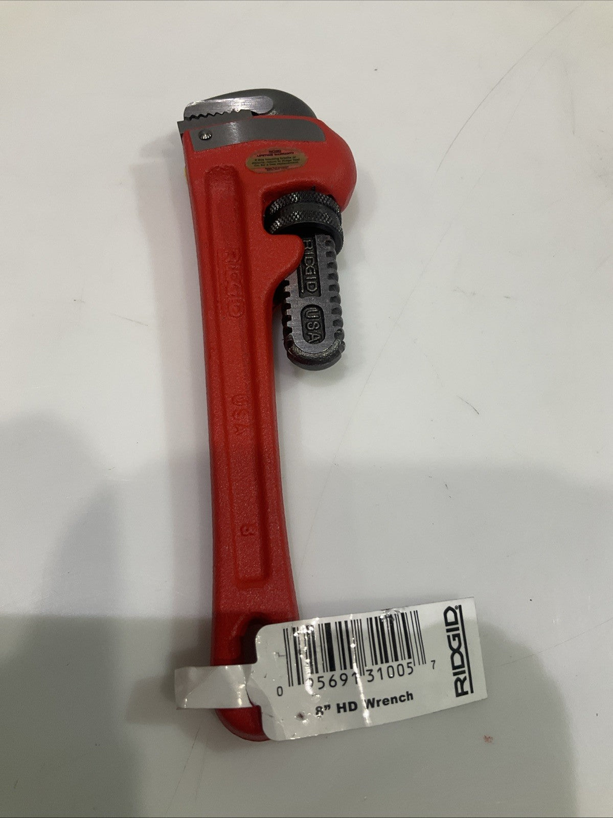 RIDGID 31005 8”IN HEAVY DUTY PIPE WRENCH Y2M