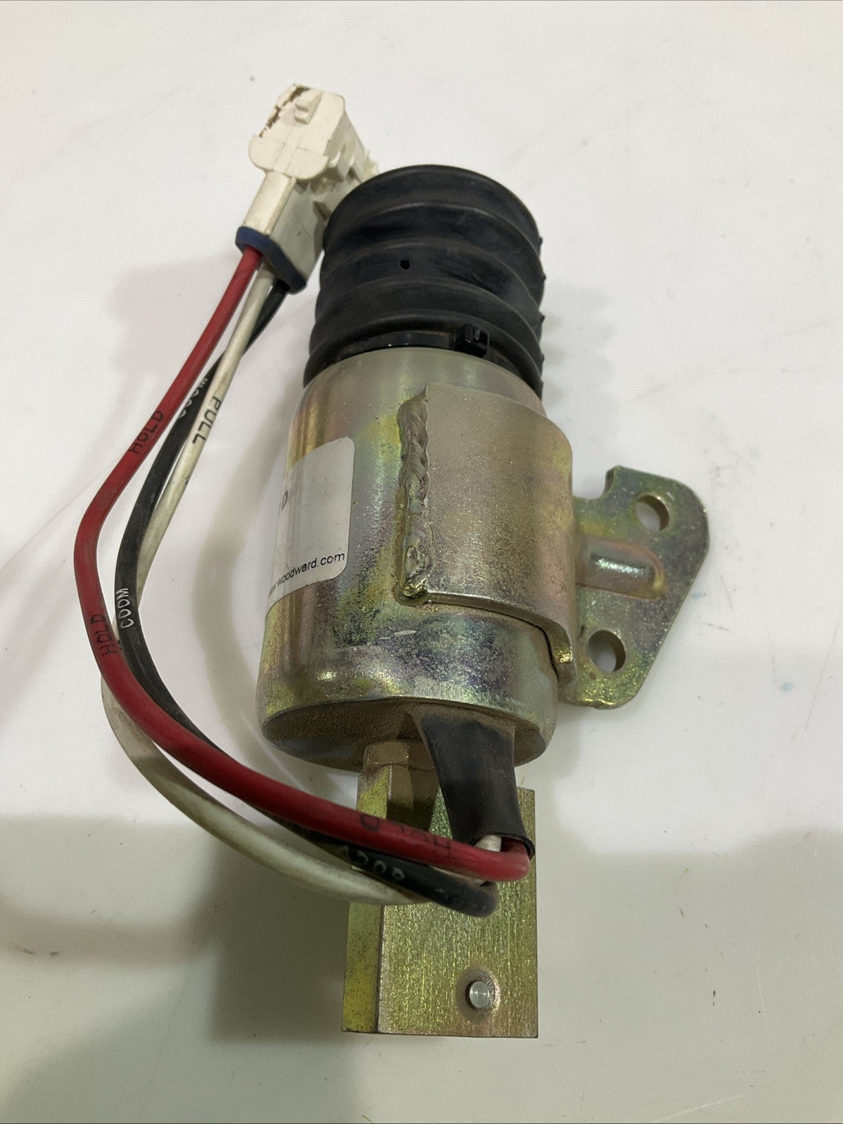 WOODWARD 208106 FUEL STOP SOLENOID VALVE VDC 12 Y2M