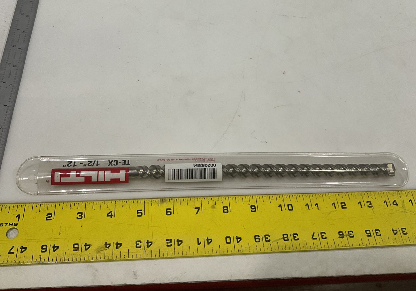 HILTI TE-CX 1/2-12 MASONRY HAMMER DRILL BIT LOT OF 2 Y2M