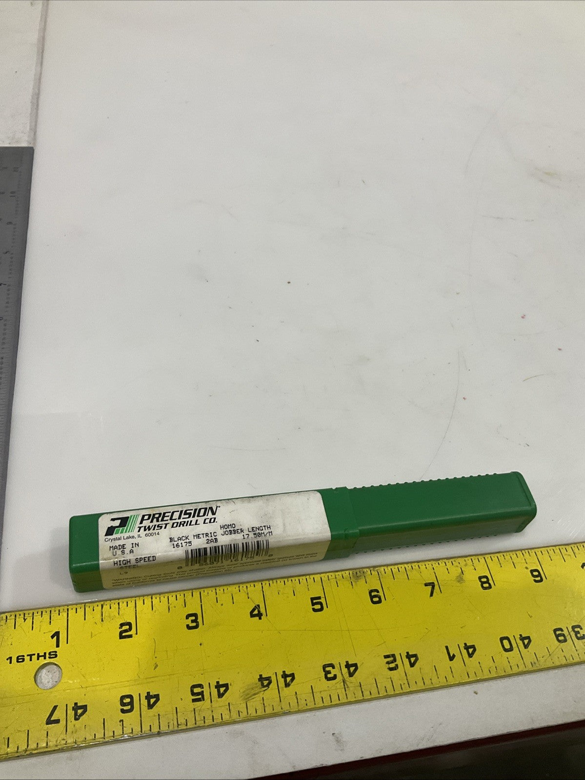 PRECISION 17.5MM 16175 HIGH SPEED STEEL JOBBER DRILL LOT OF 3 Y2M